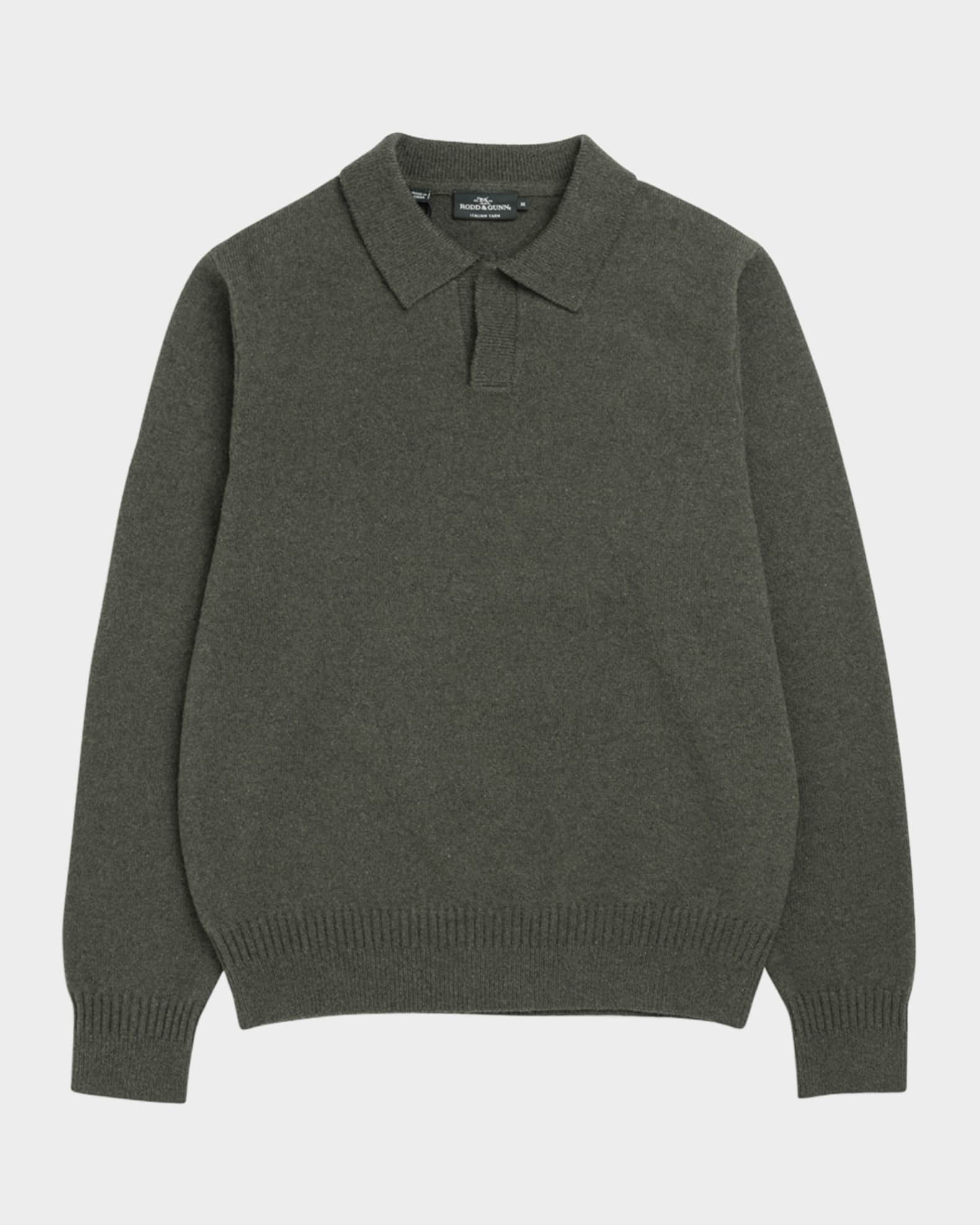 Men's Kingswood Johnny-Collar Polo Sweater 0