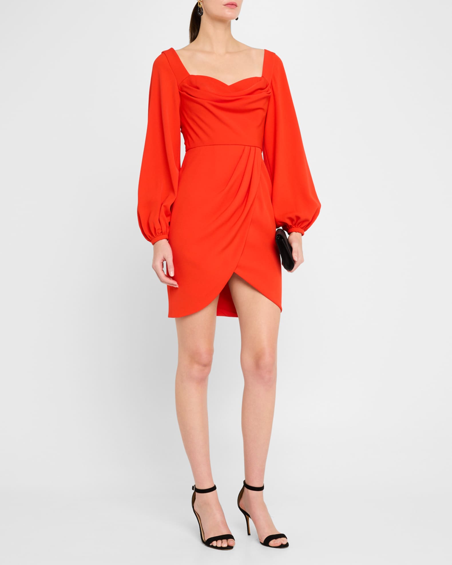 black halo red dress Classic Jackie O Sheath Dress