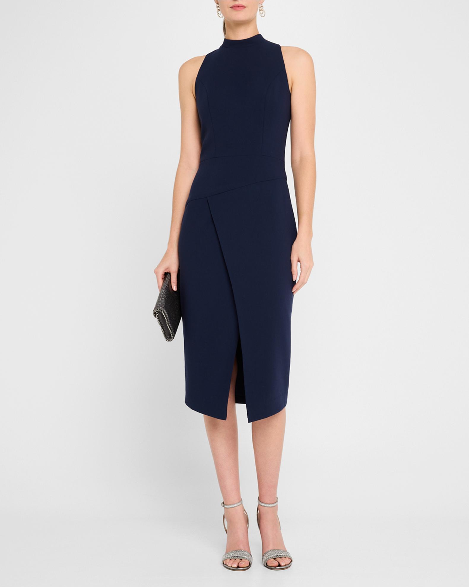 denim and white dress Hailey Mini - Denim Accessory size:S navy blue party dress Black Midi Dress -