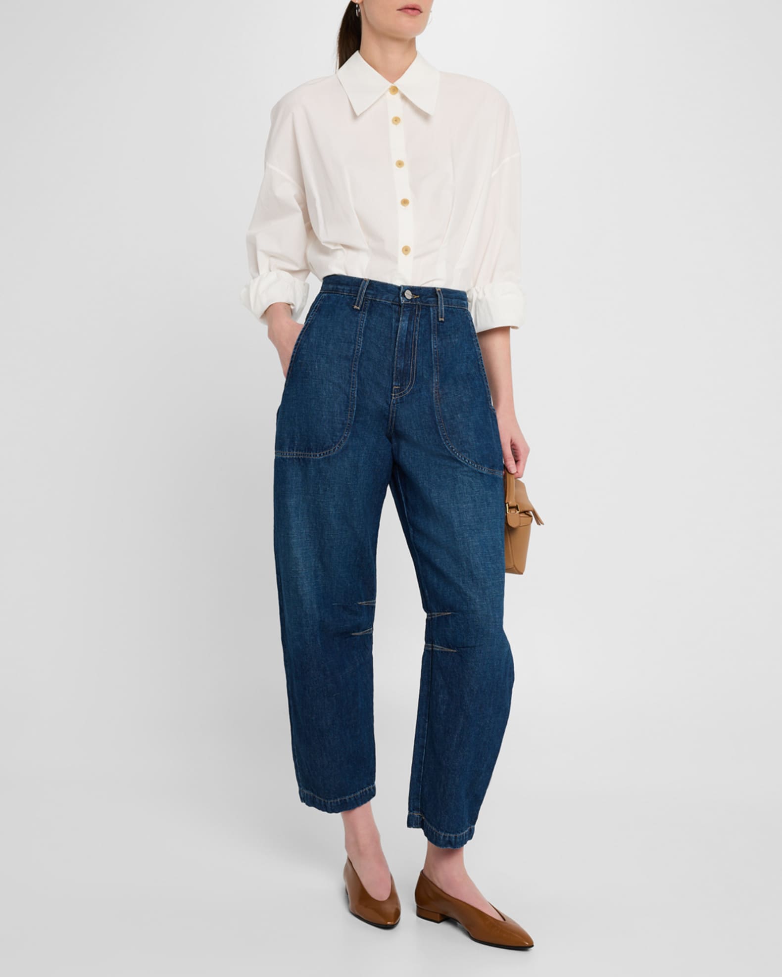 Jetties Beach Wide-Leg Jeans  1