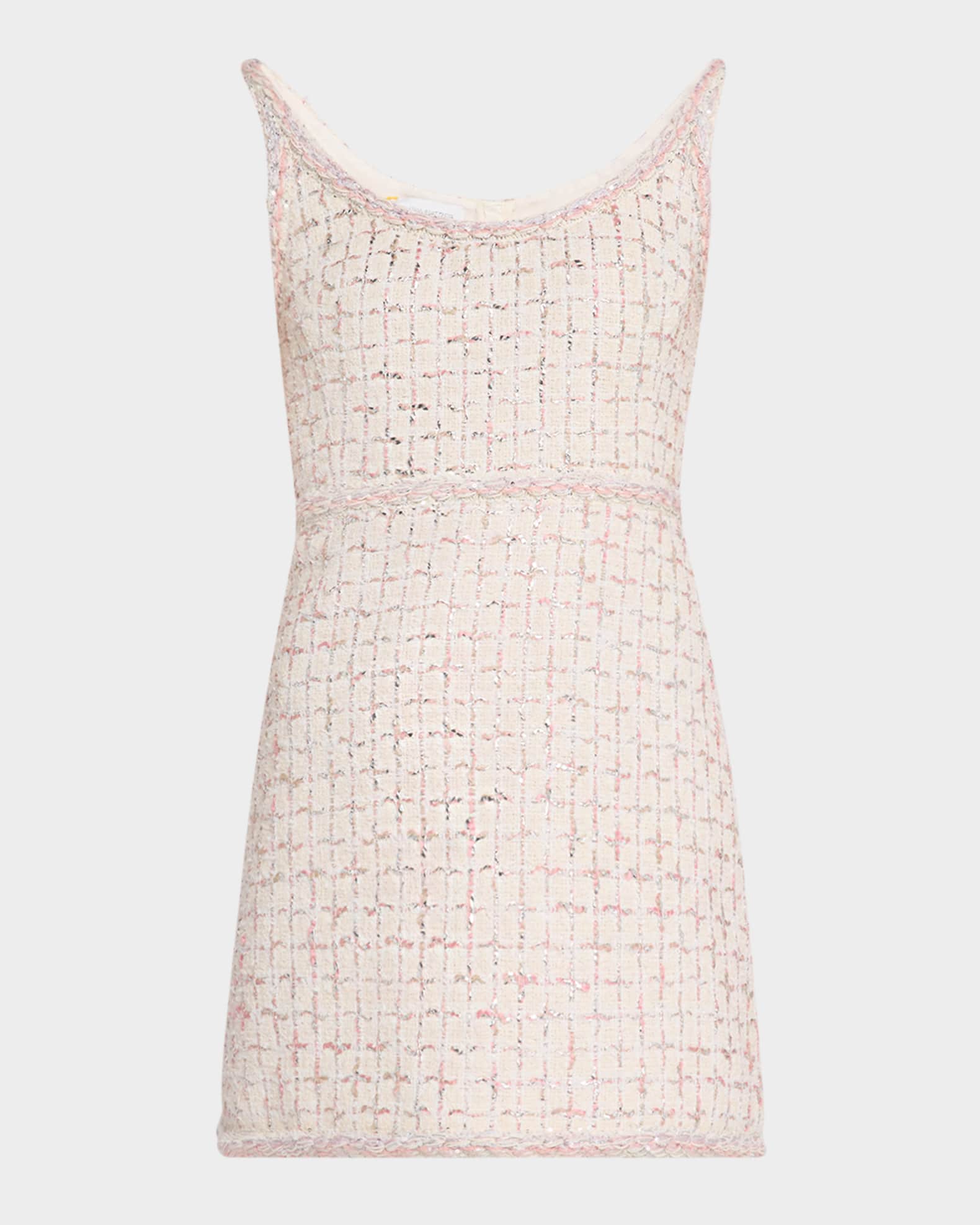 人気商品・限定商品ばかりの「超得 半額福袋」が販売開始 Valli Giambattista Check Sleeveless Tweed Eyelash Metallic ワンピース