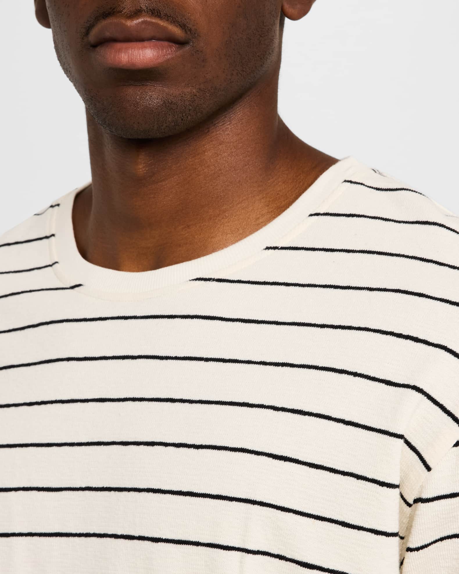 FRAME Men's Relaxed Stripe T-Shirt | Neiman Marcus