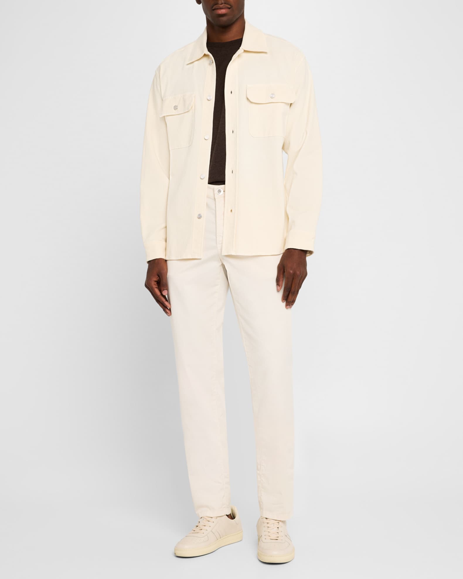 Men's 2-Pocket Cotton-Lyocell Overshirt 1