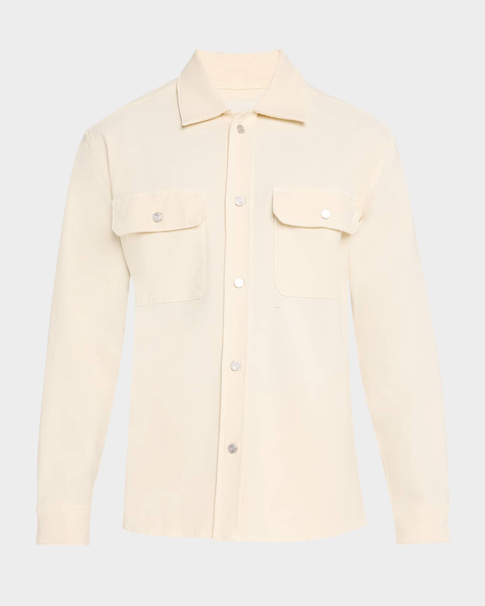 Men's 2-Pocket Cotton-Lyocell Overshirt 0