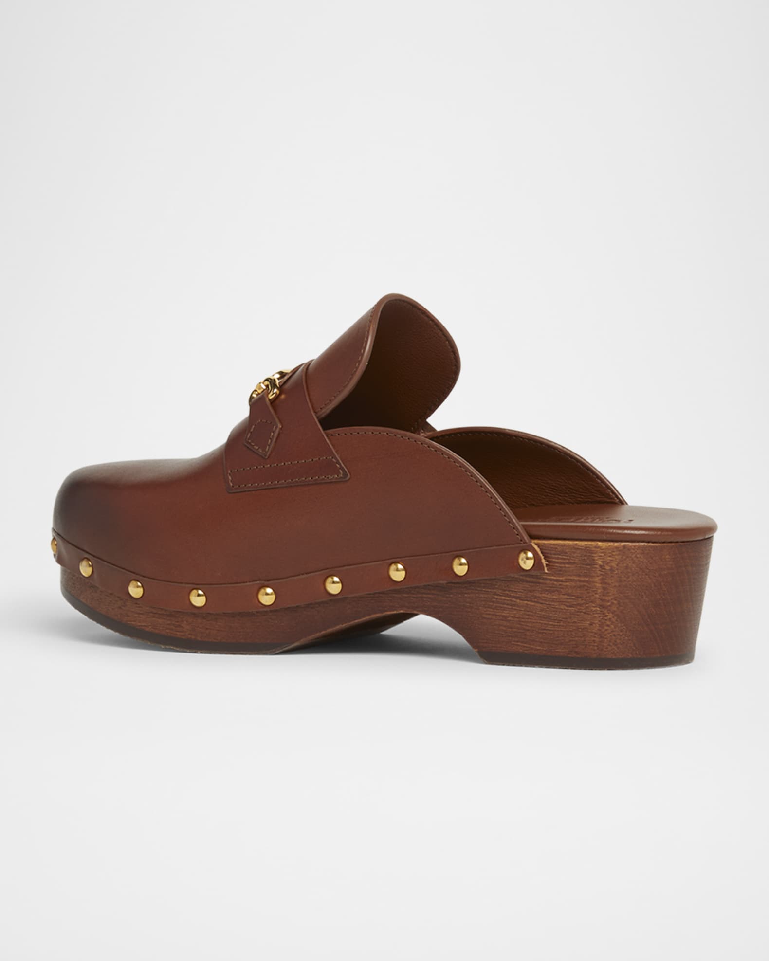Whitney Leather Clogs 1