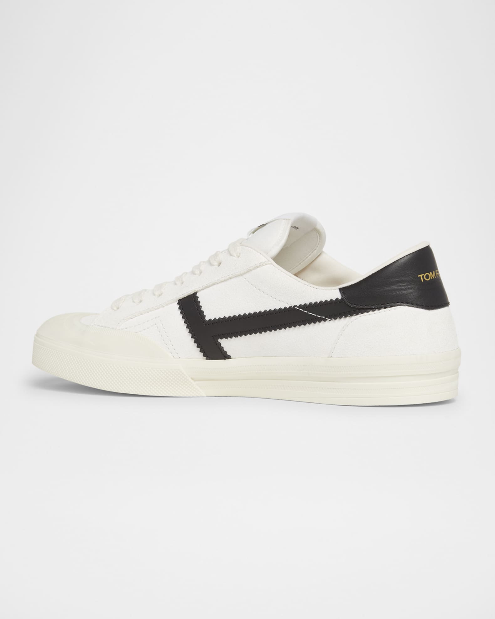 Jaravis Suede and Leather Low-Top Sneakers 1