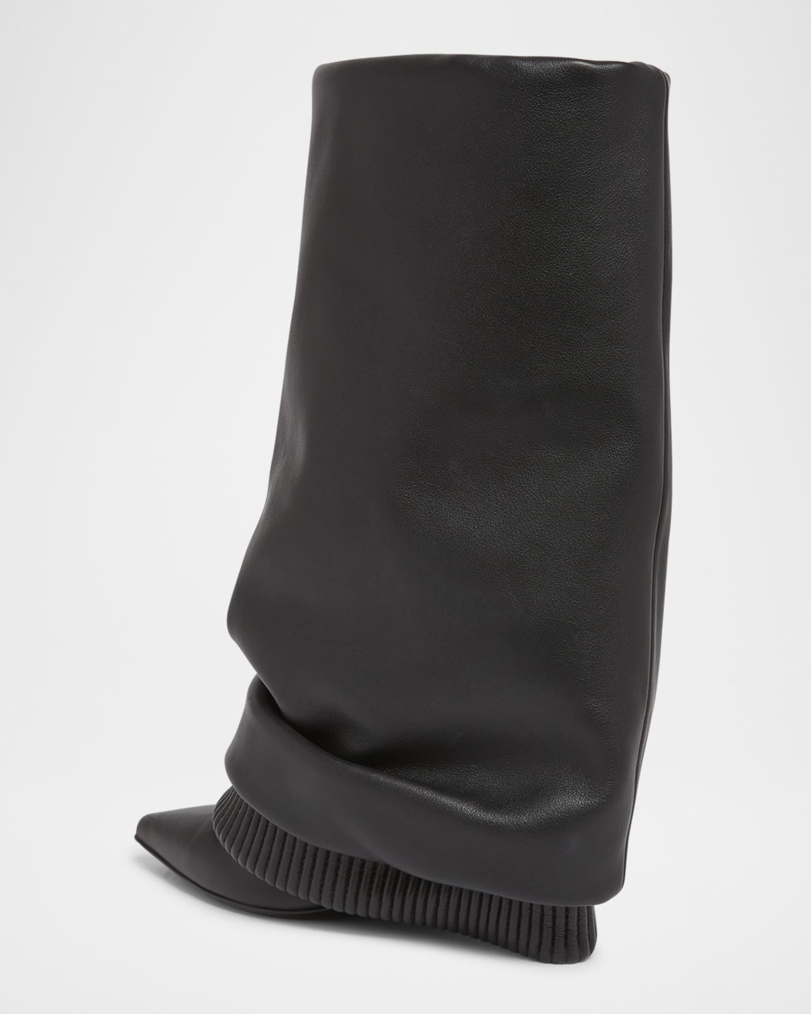 Calfskin Foldover Boots