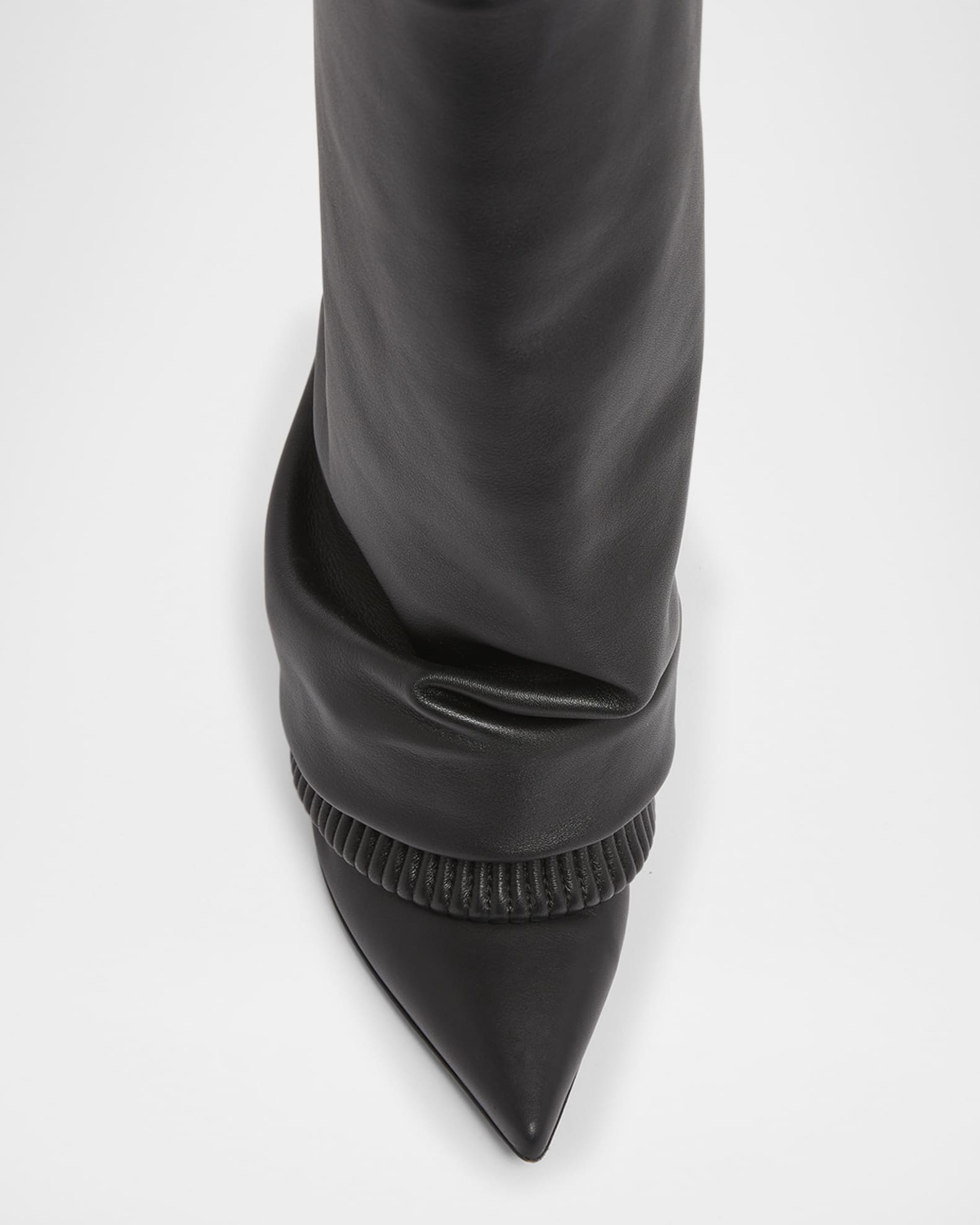 Calfskin Foldover Boots