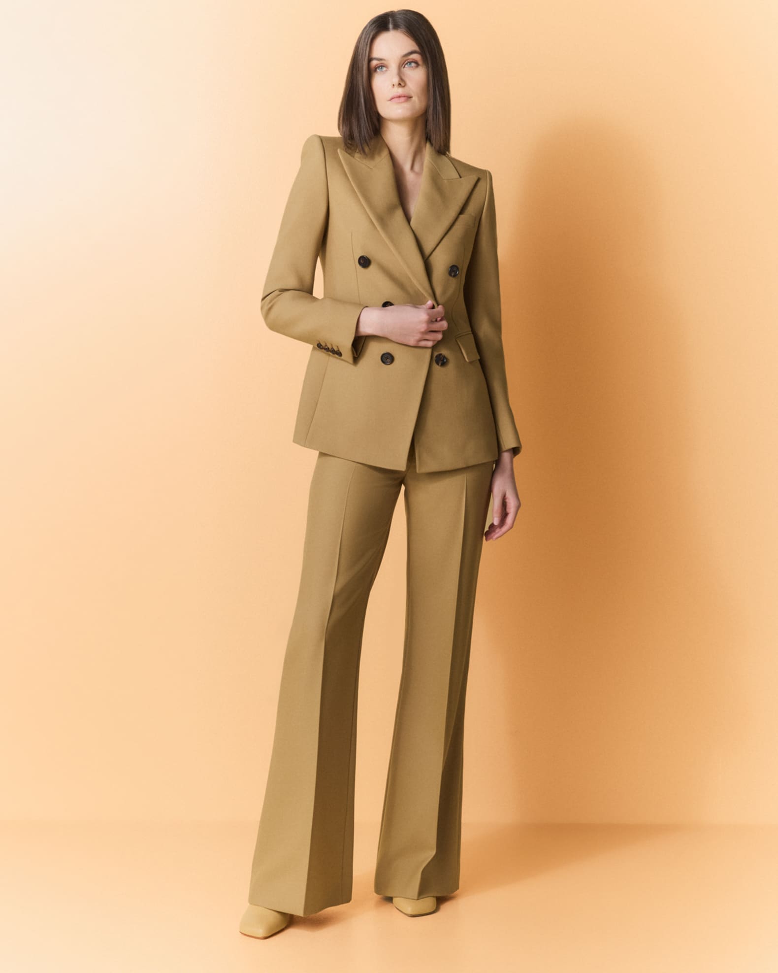 ジャケット CHLOE' DOUBLE BREASTED BUTTON JACKET Chloe Double-Breasted Wool Blazer Jacket | Neiman Marcus
