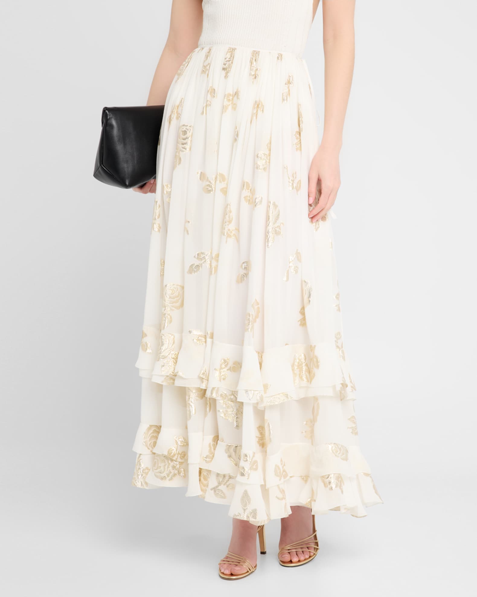 Needle and thread floral maxi skirt 2025