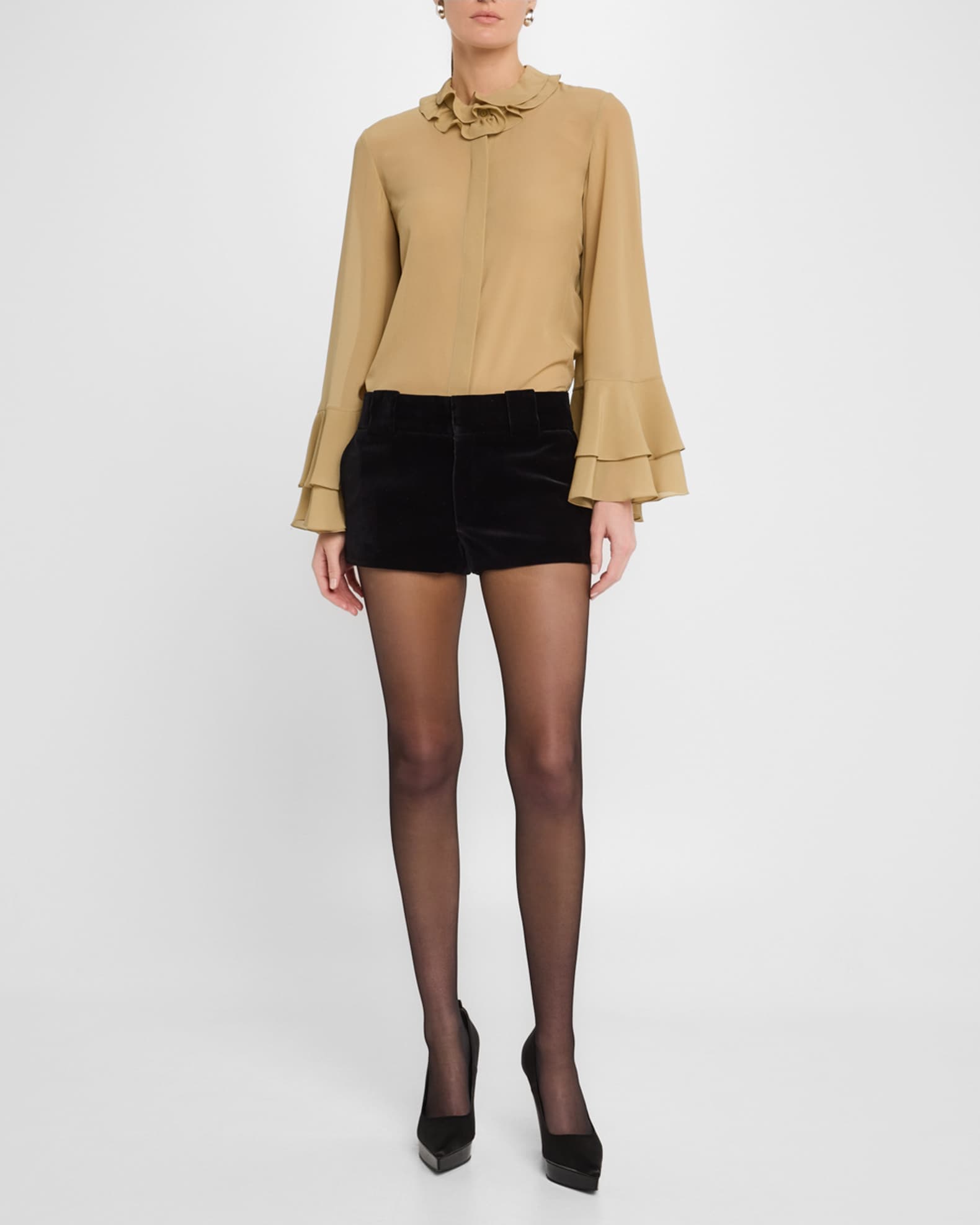 Velvet Micro Shorts 1