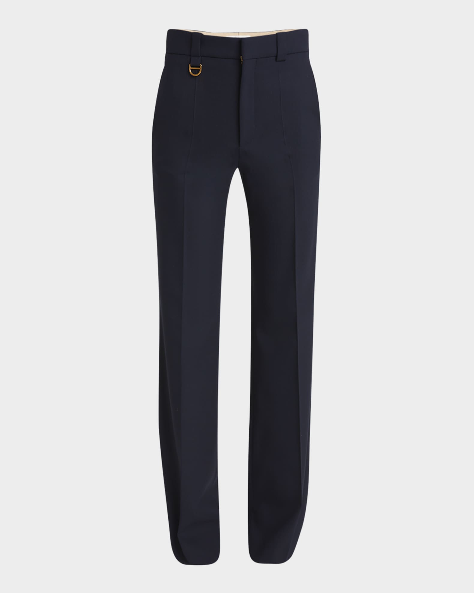 ボトムスその他 Chloe Blue wool pants CHLOE Virgin Wool High Waist Tailored Wide Leg Trousers