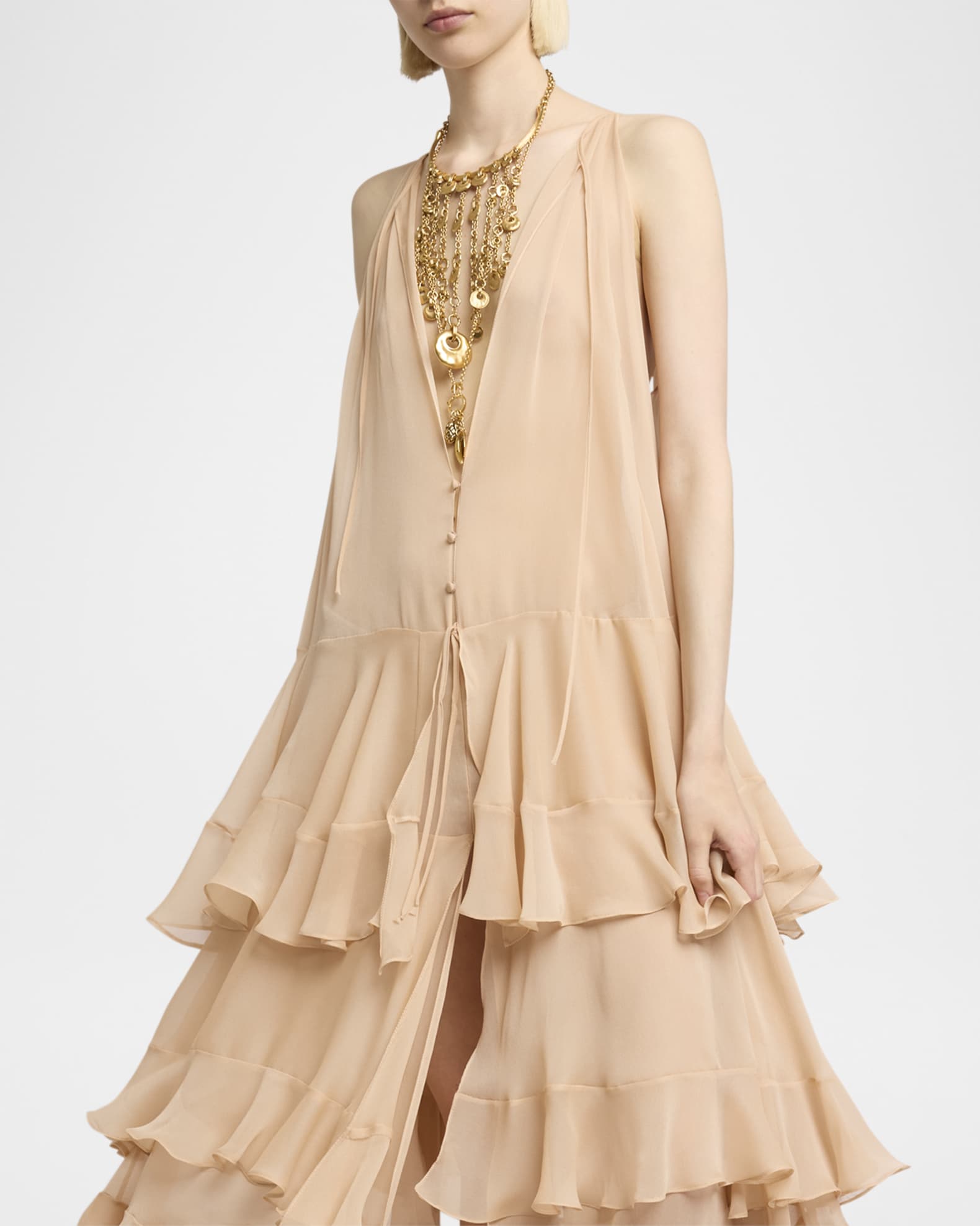 Sylvie Ruffle Maxi Dress