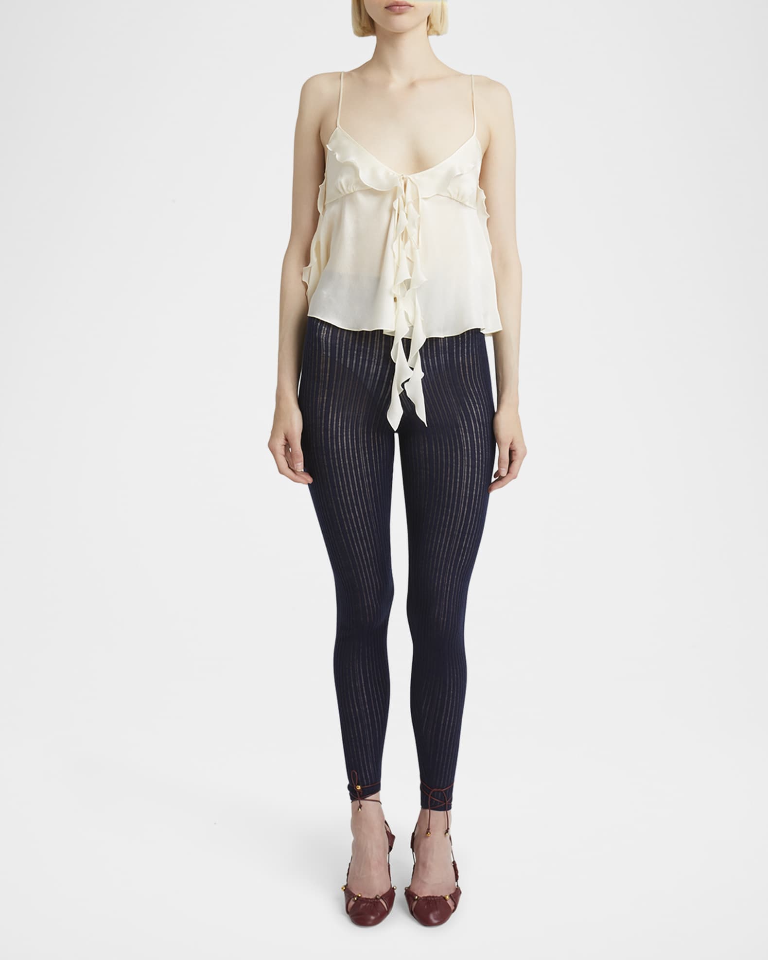 お得な情報満載 新品】定価¥182,700◼️CHLOE クロエSILK TOPS トップス