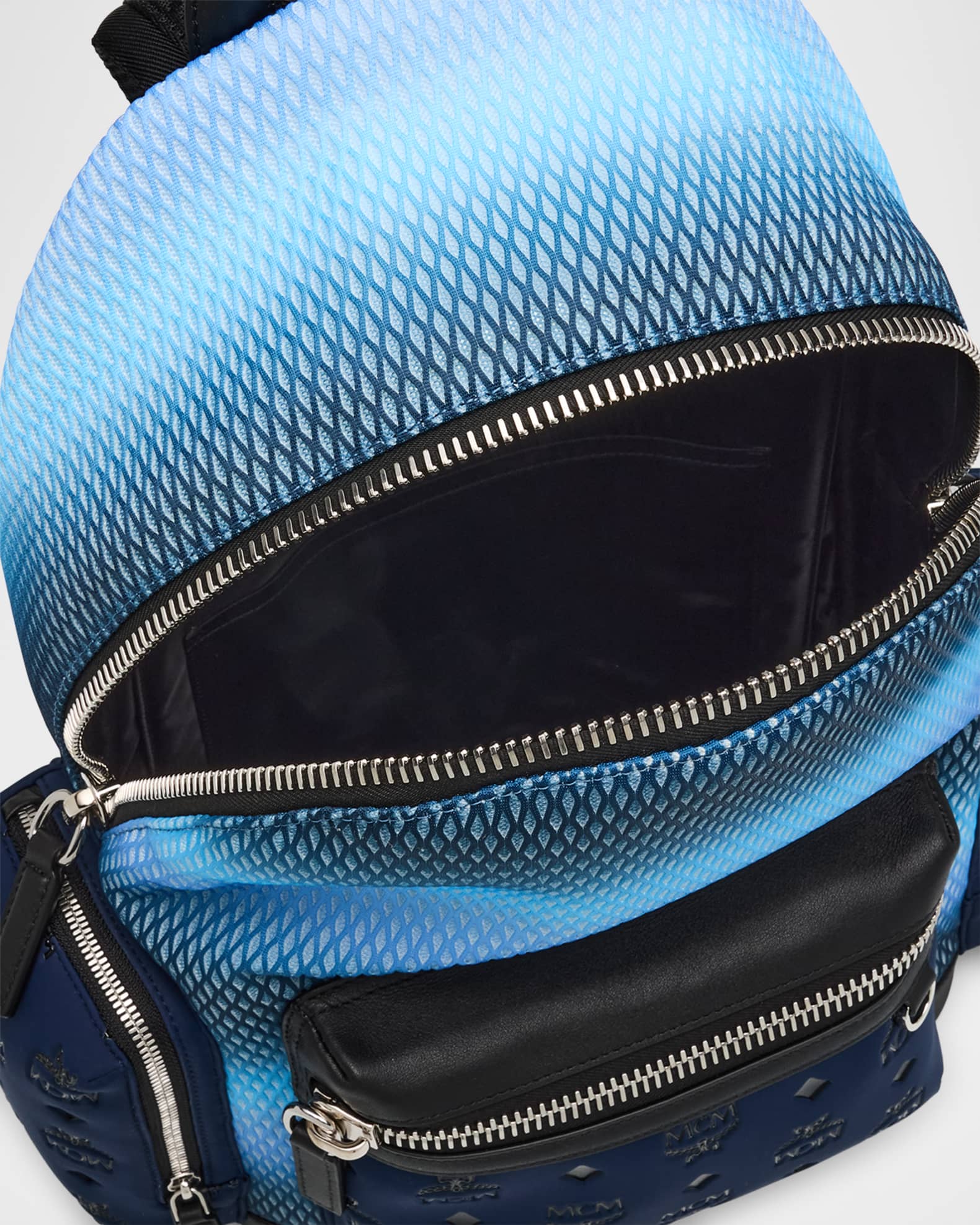 MCM Men's Stark Mesh and Neoprene Backpack | Neiman Marcus