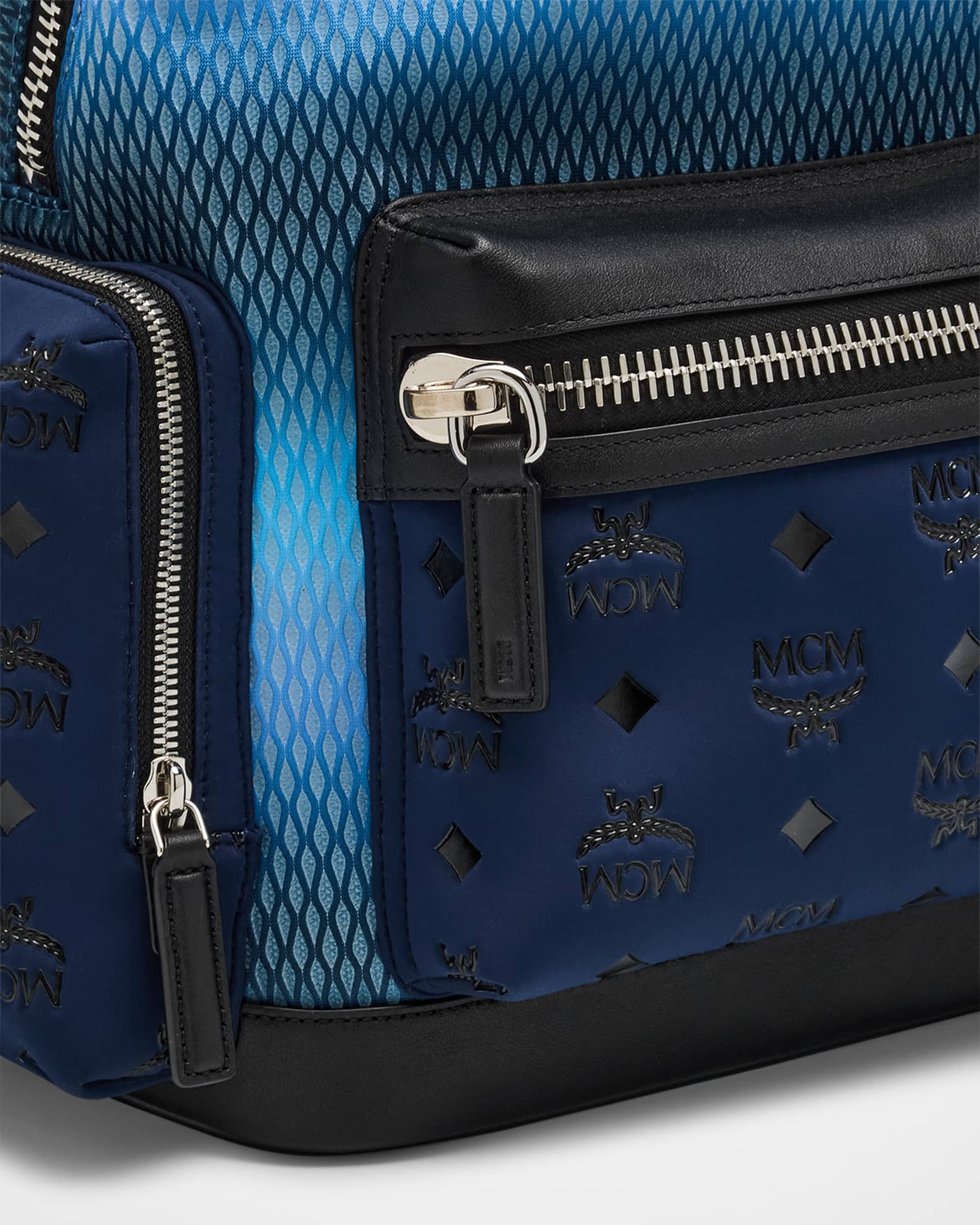 MCM Men's Stark Mesh and Neoprene Backpack | Neiman Marcus