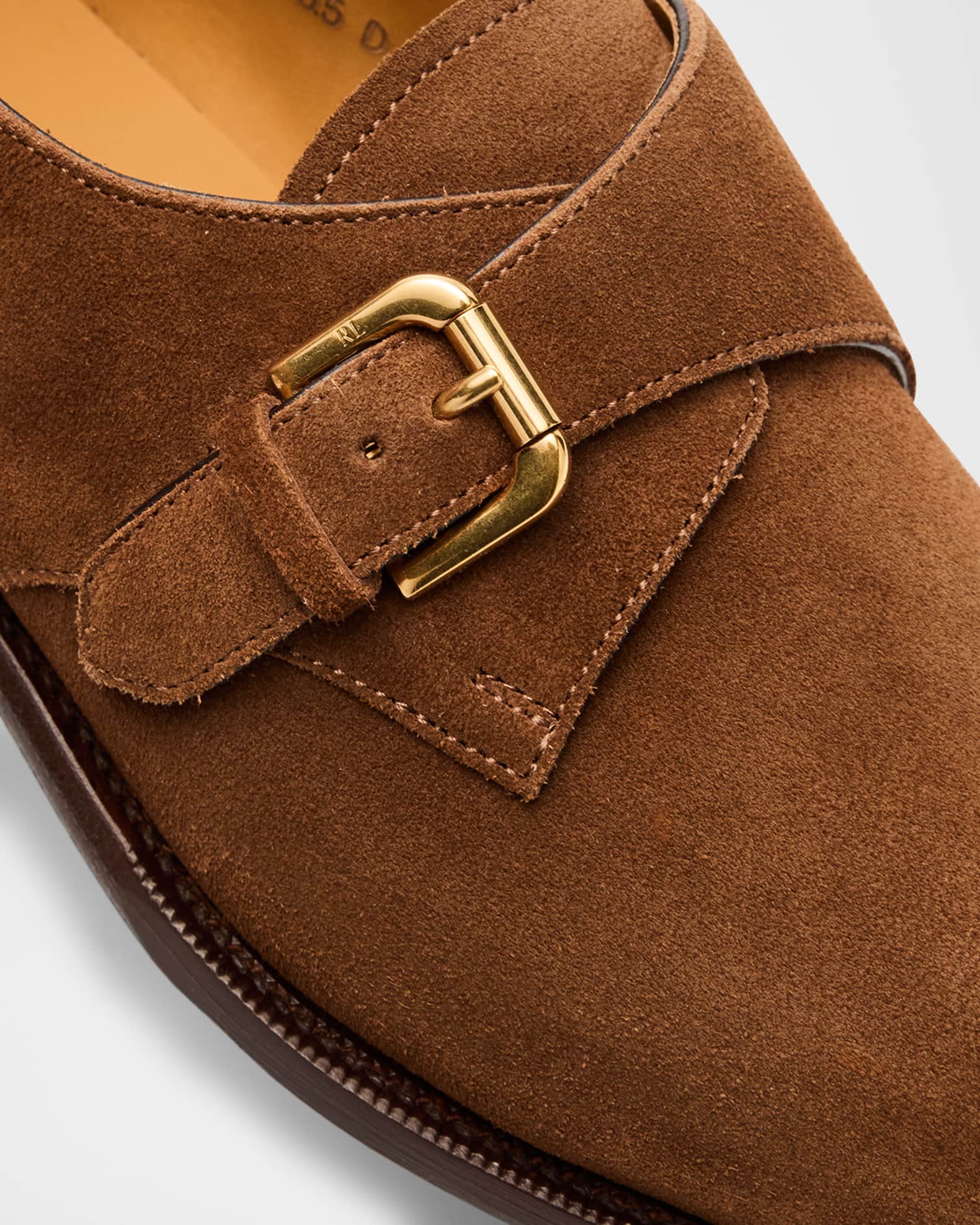 Polo Ralph Lauren Men's Asher Double Monk Oxfords - Macy's