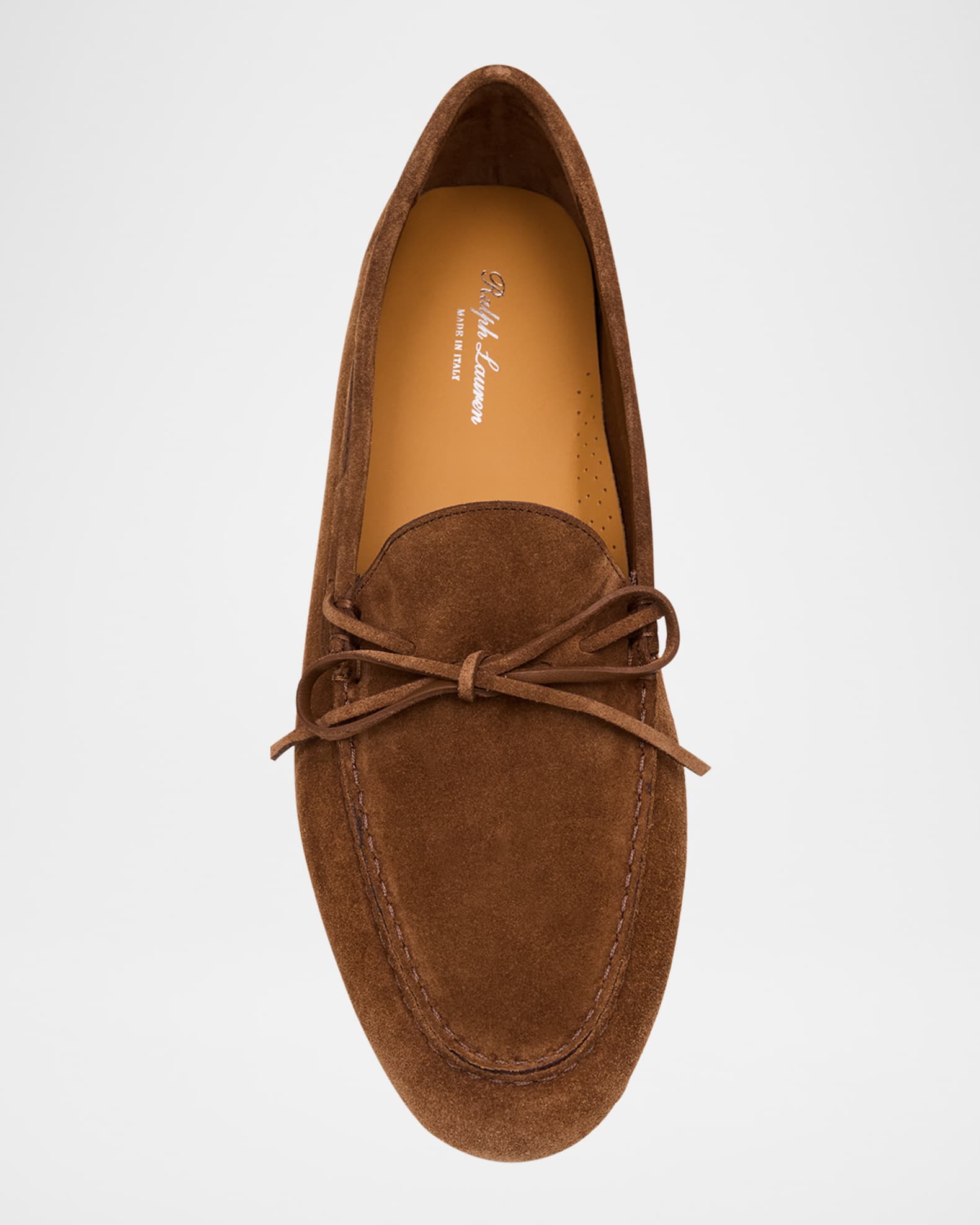 Ralph Lauren Purple Label Men's Beekman Suede Moc-Toe