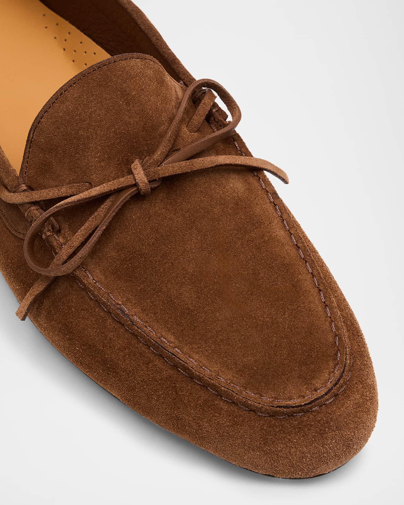 Ralph Lauren Purple Label Men's Beekman Suede Moc-Toe