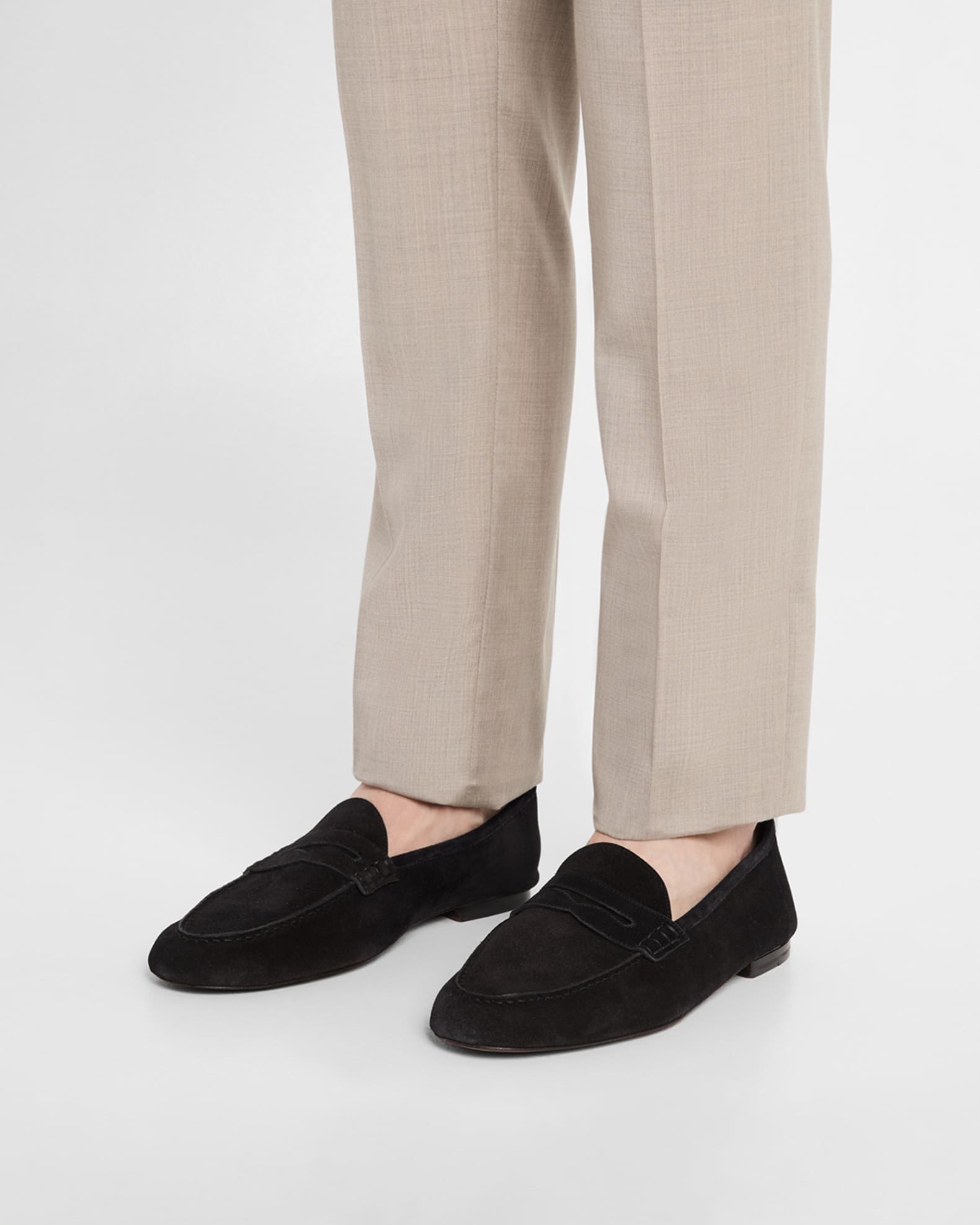 Men's Collins Suede Penny Loafers 1