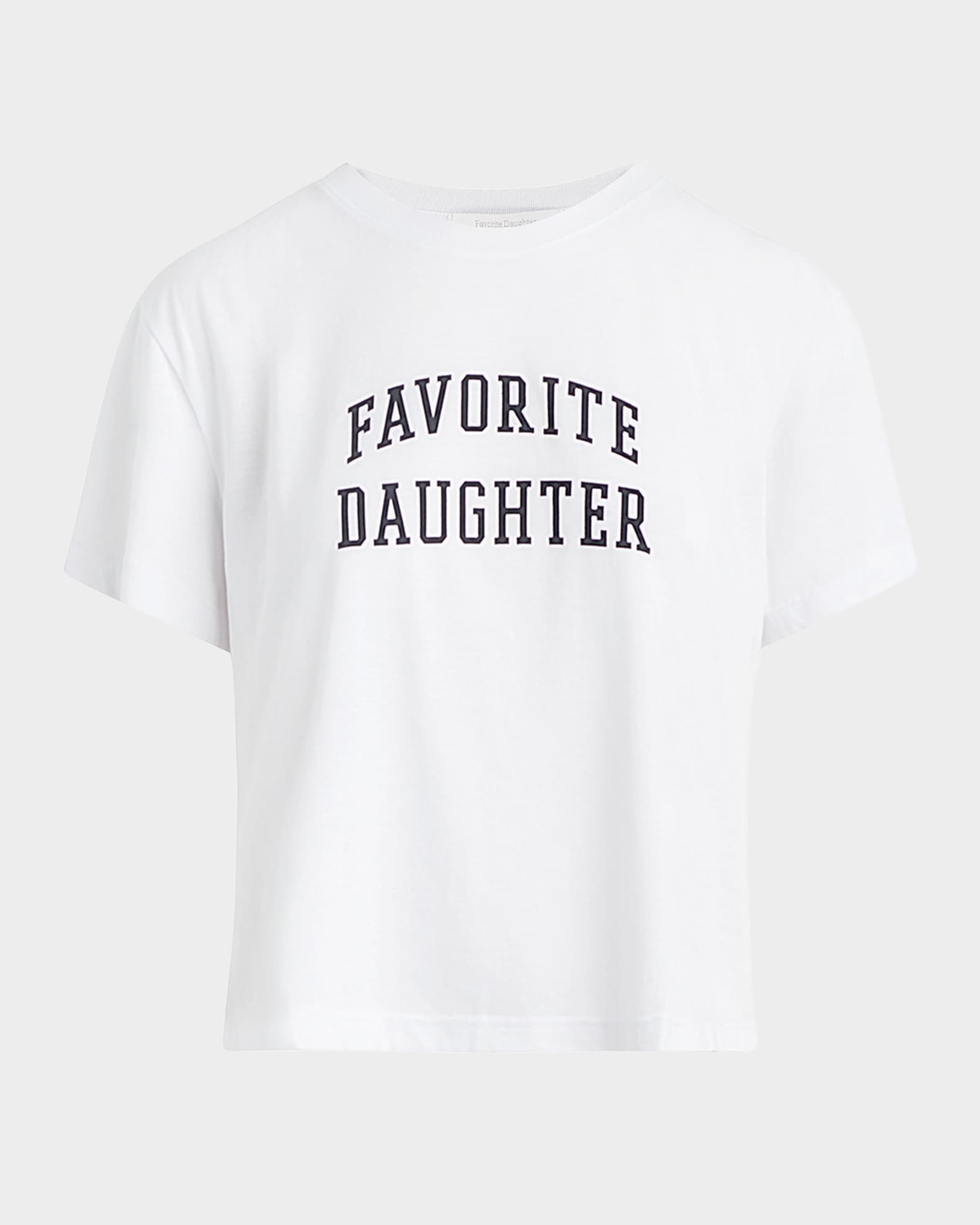 Favorite Daughter Cropped Collegiate T-Shirt 0