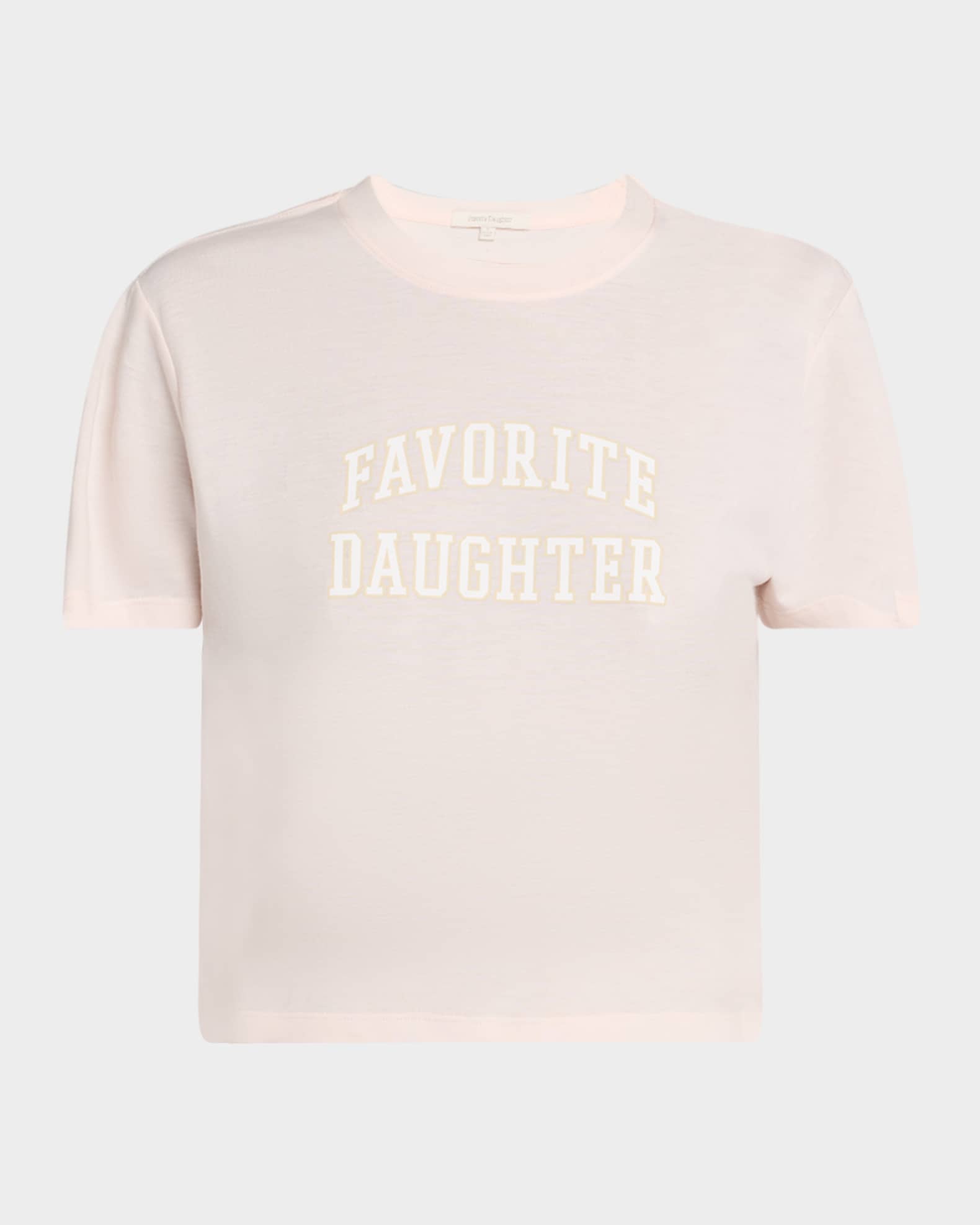 Favorite Daughter Cropped Collegiate T-Shirt 0