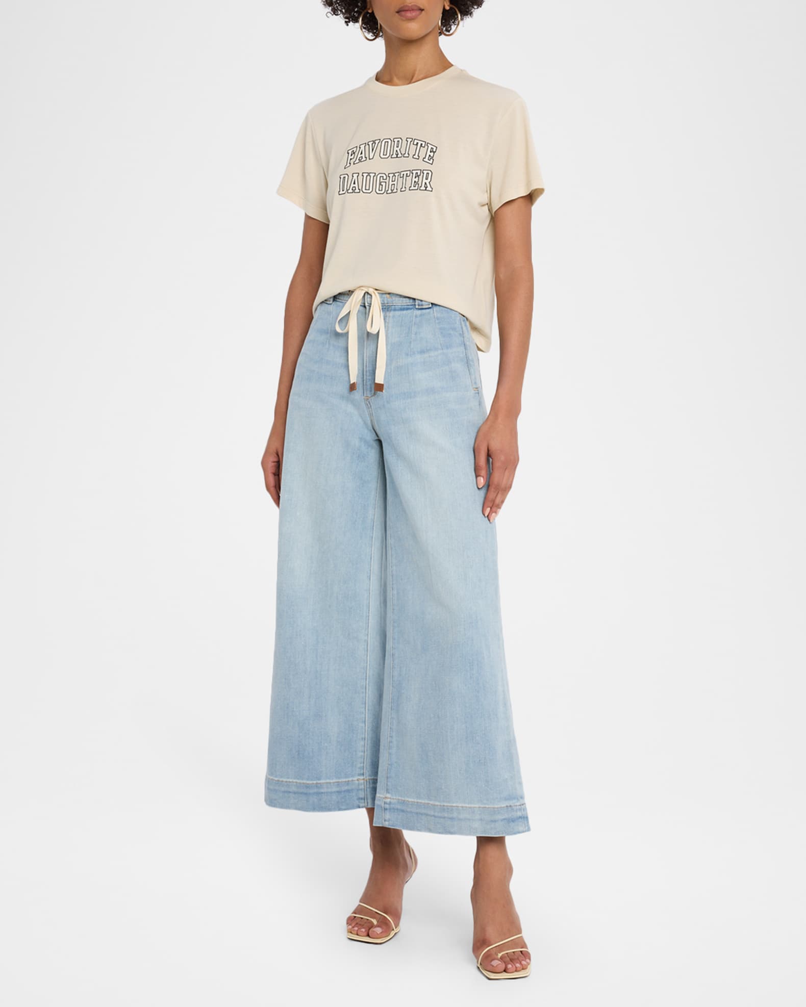 Favorite Daughter Cropped Collegiate T-Shirt 1