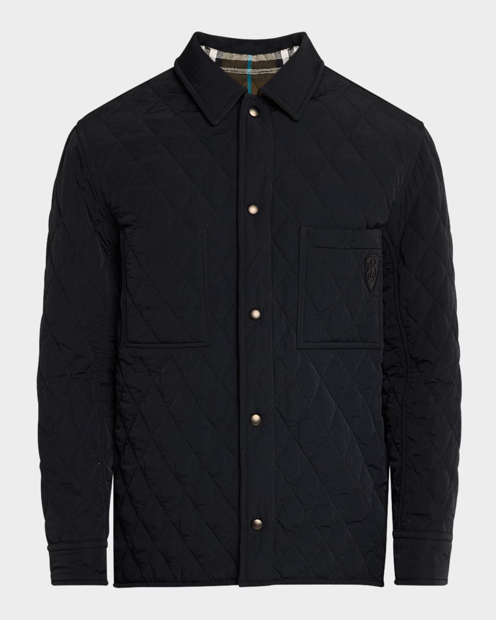 Burberry quilted jacket mens clearance
