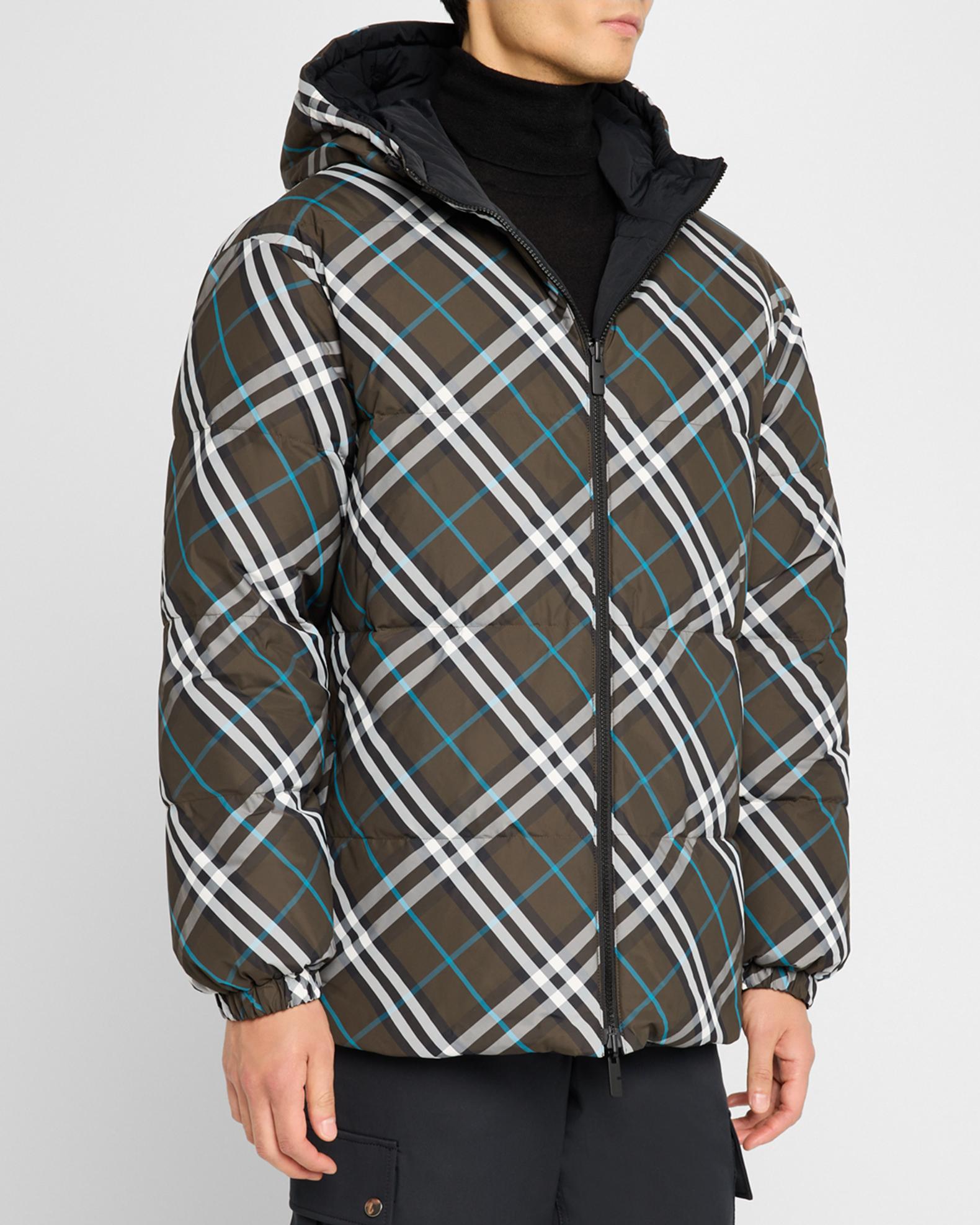 Burberry Men's Reversible EKD Check Puffer Jacket | Neiman Marcus