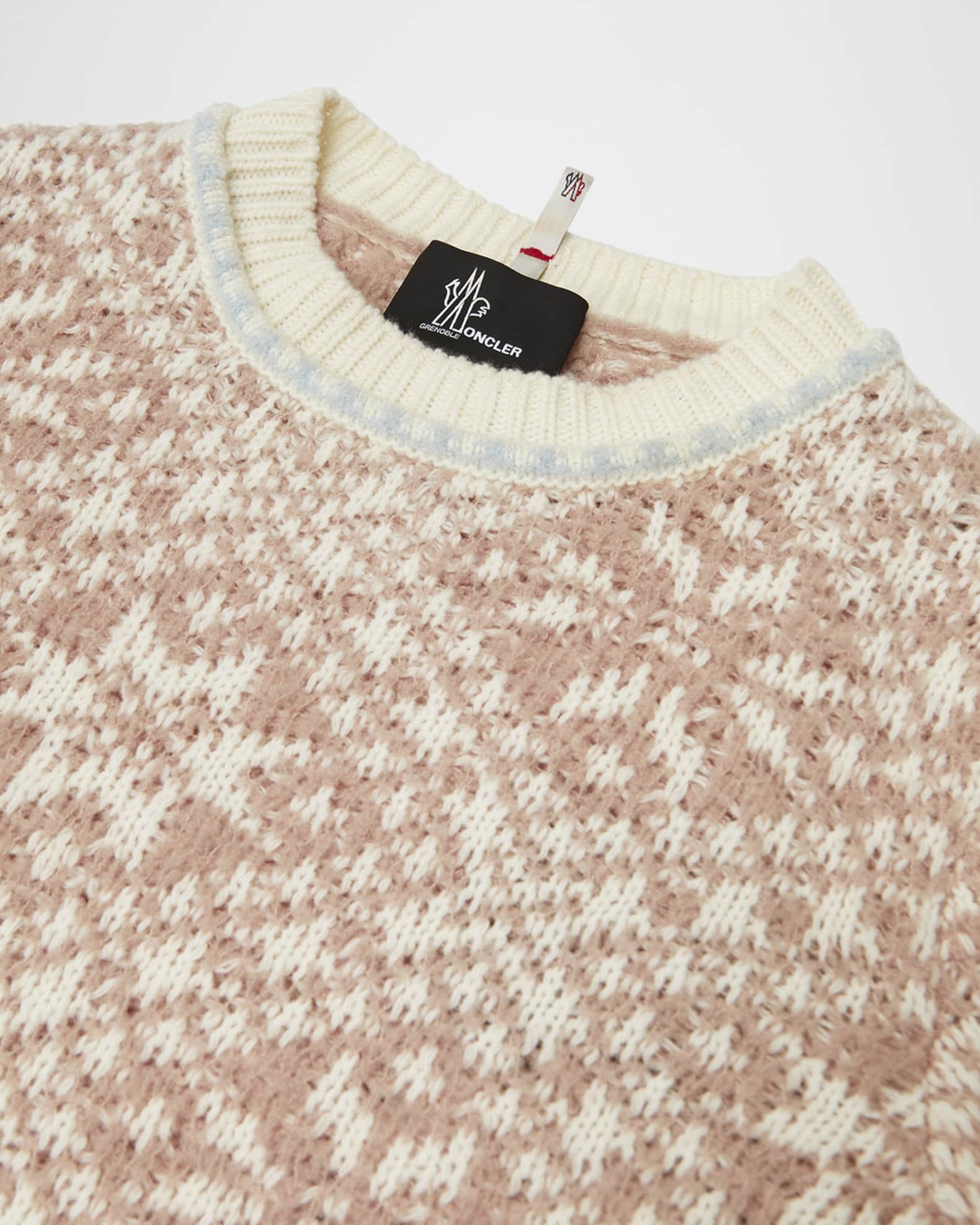 Moncler Grenoble Girl's Snowflake Intarsia Sweater, Size 8-14