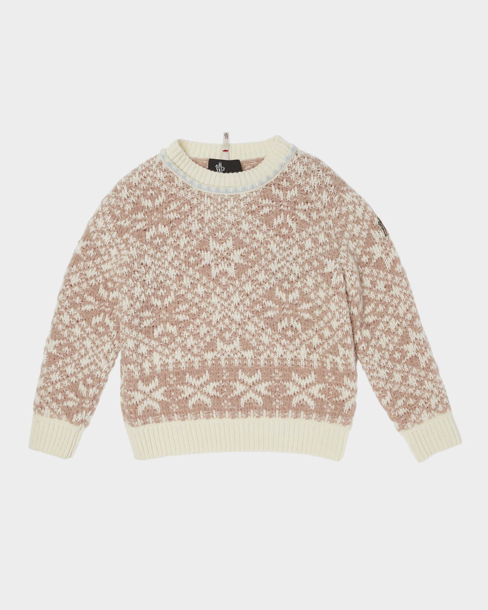 Girl's Snowflake Intarsia Sweater, Size 8-14 0