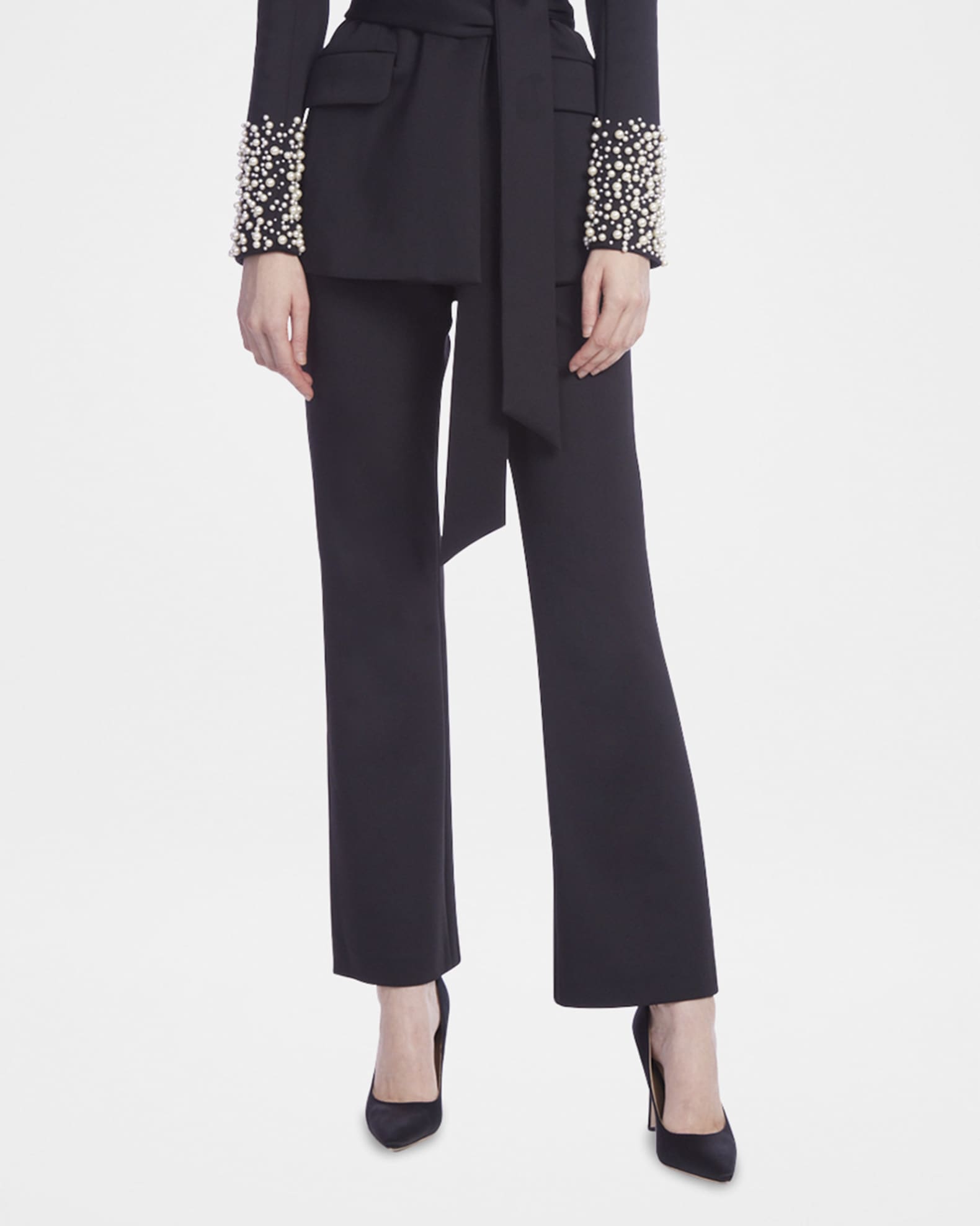 High-Rise Scuba Pants 0
