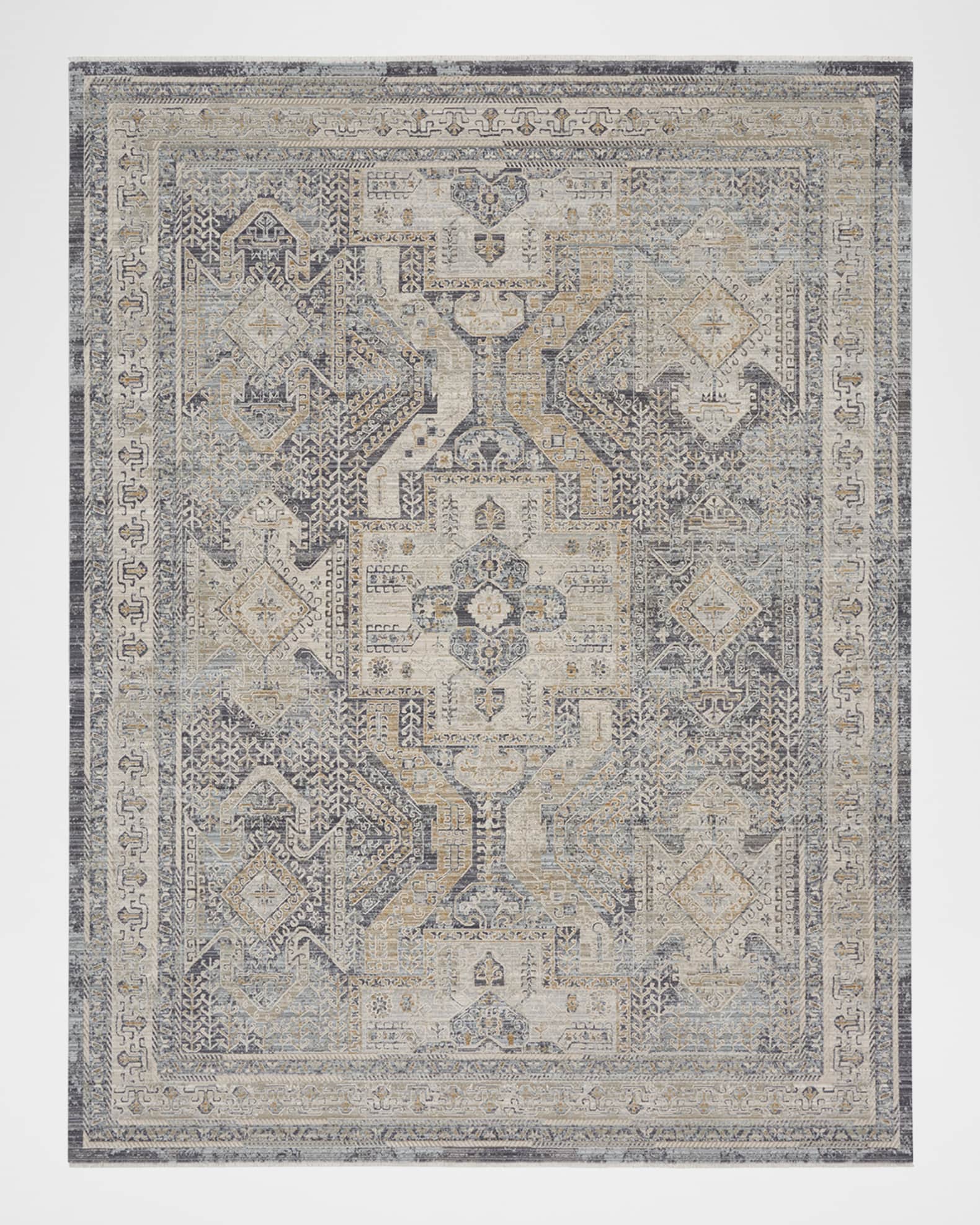 Lynx Charcoal Power-Loomed Rug 0