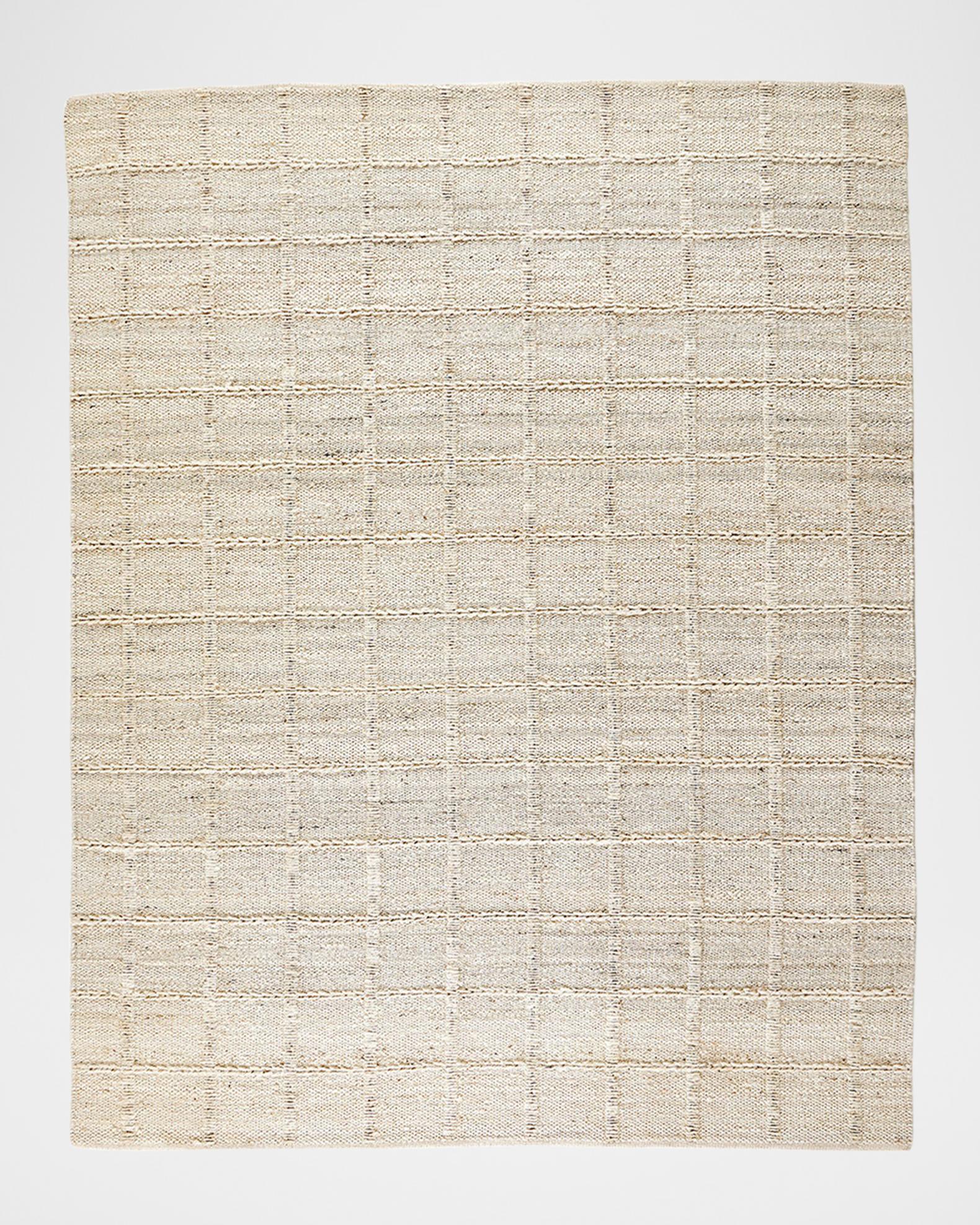 Grid Jute Ivory Rugs | Neiman Marcus