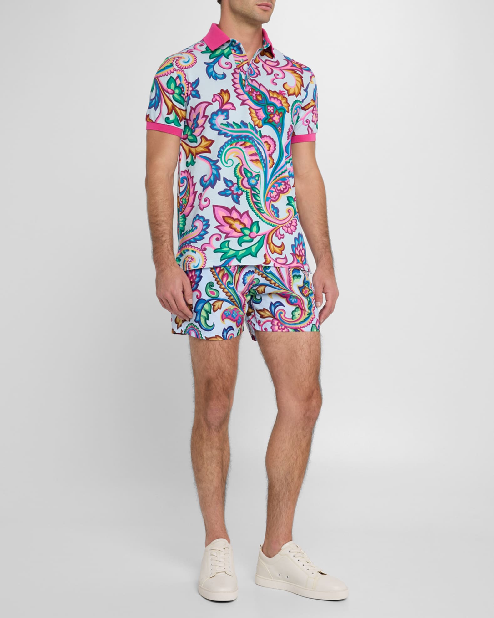 Men's Paisley Swim Shorts 1