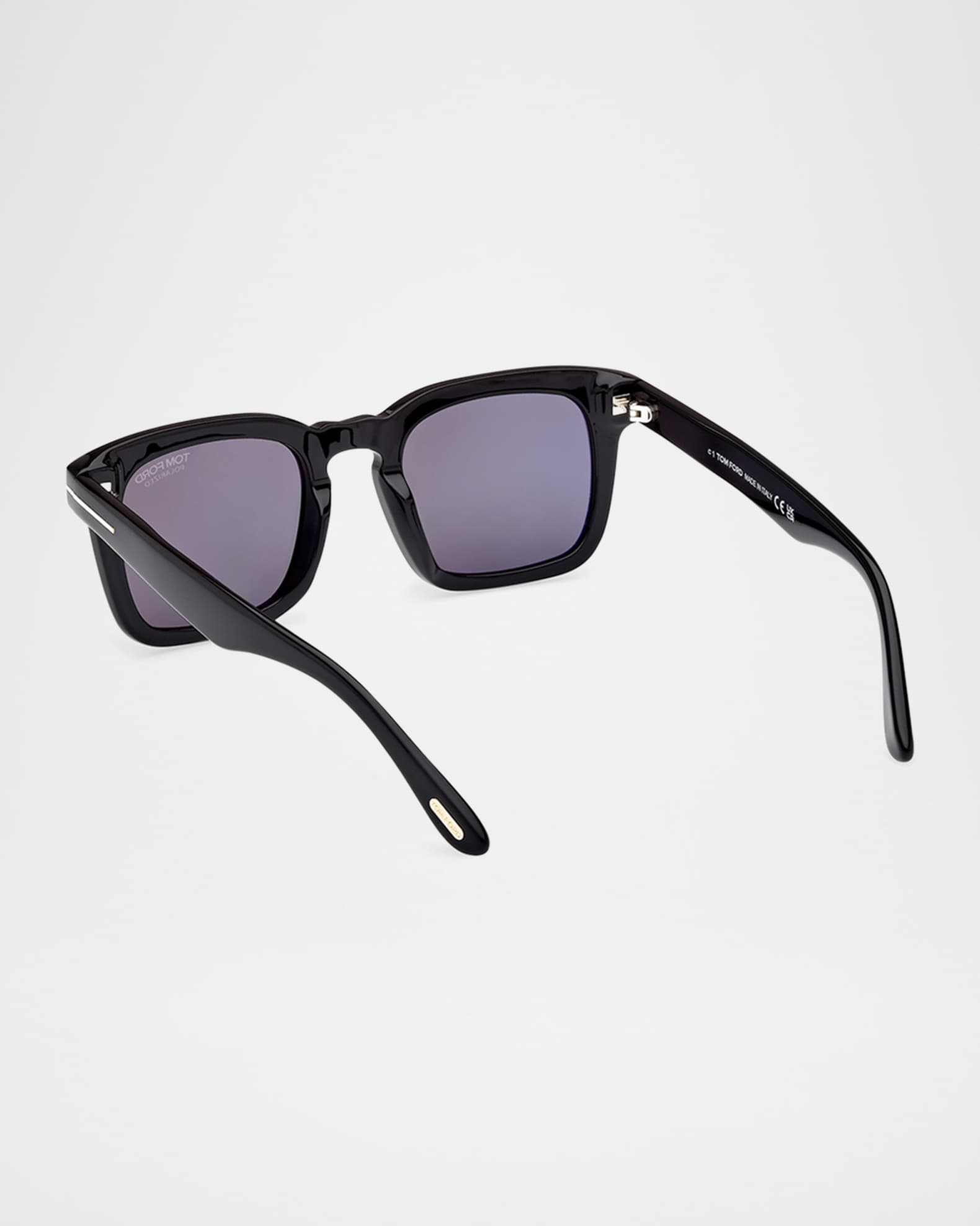 Men's Dax Polarized Acetate Square Sunglasses 1