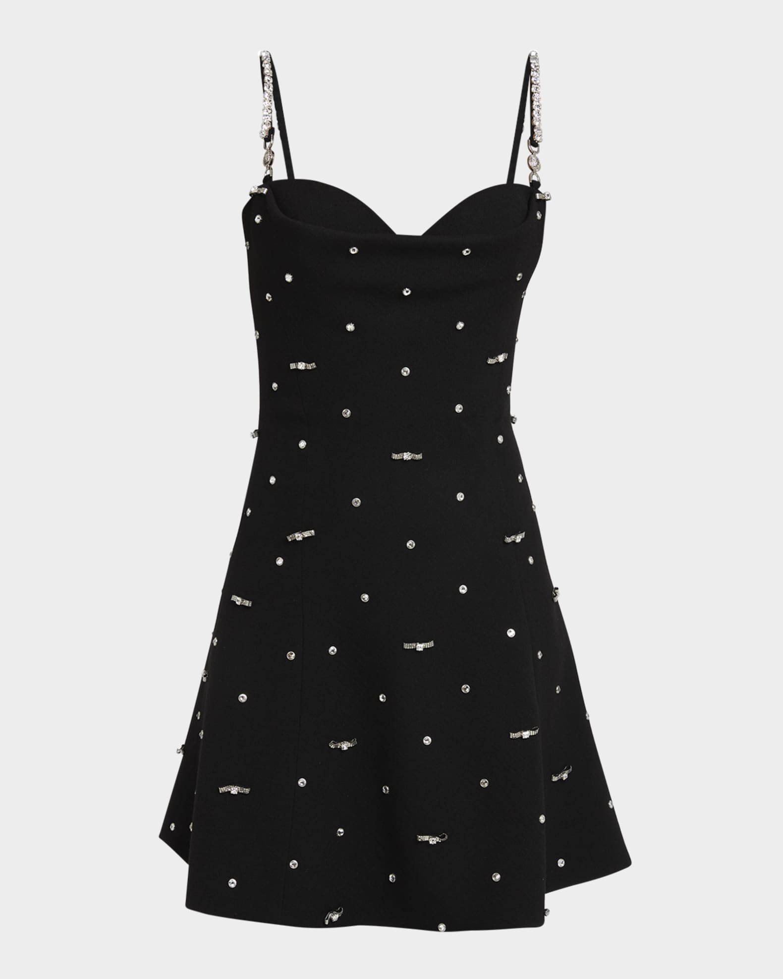 Crystal Responsible Crepe Mini Dress 0