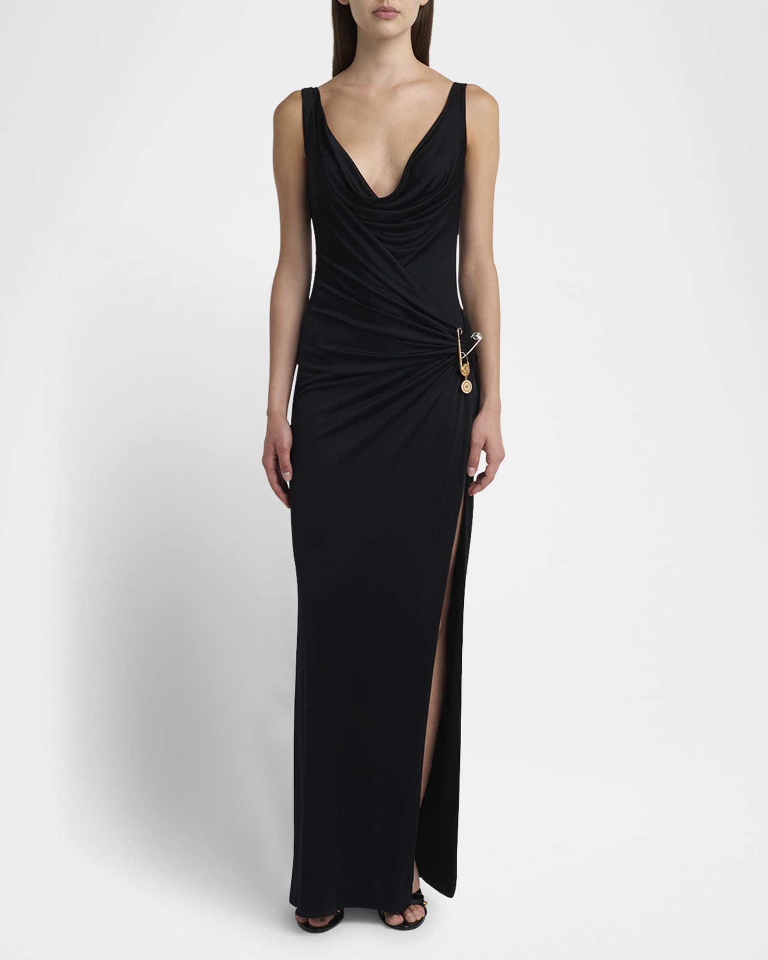 Versace safety pin dress on sale