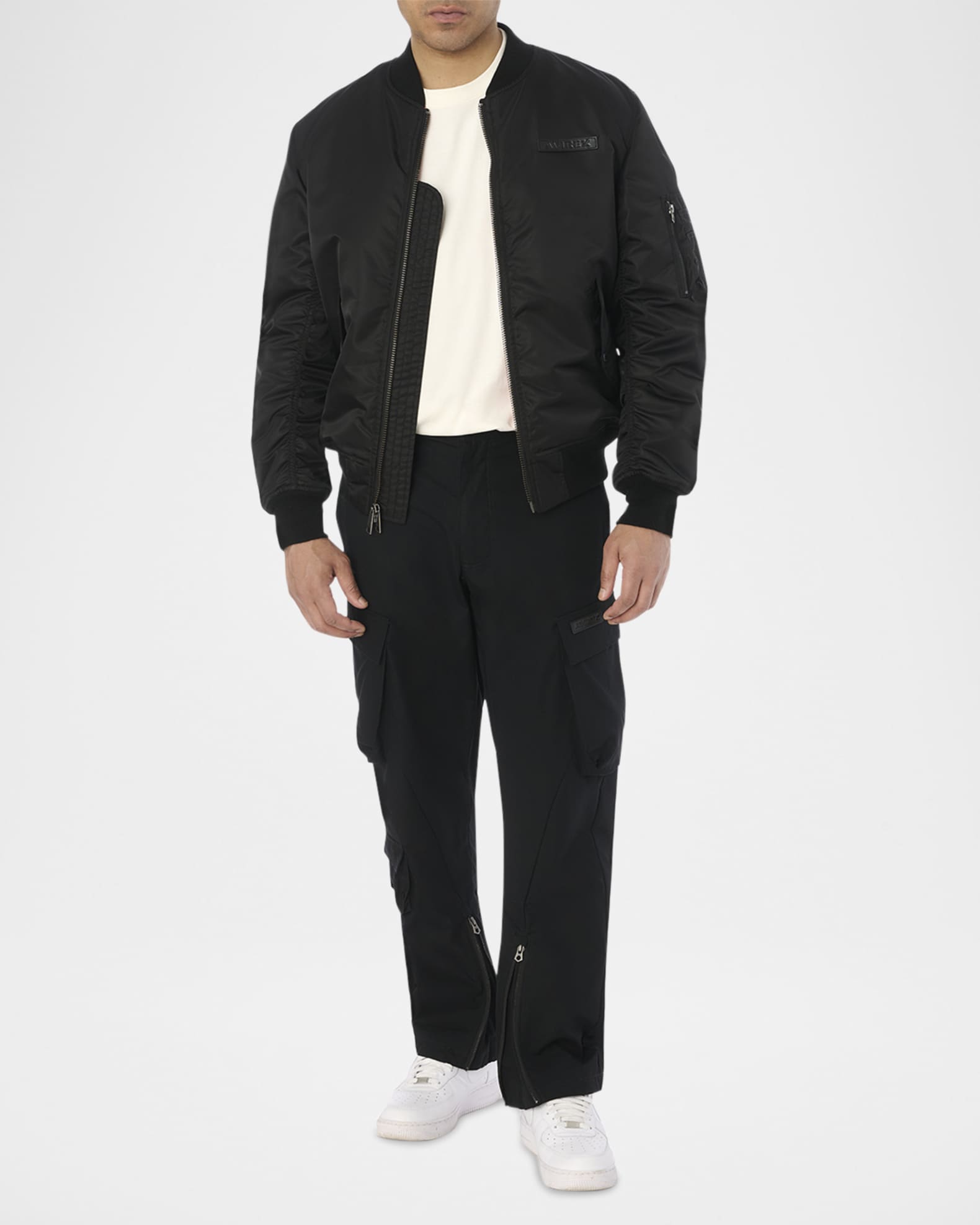 AVIREX Men's MA-1 Nylon Bomber Jacket | Neiman Marcus