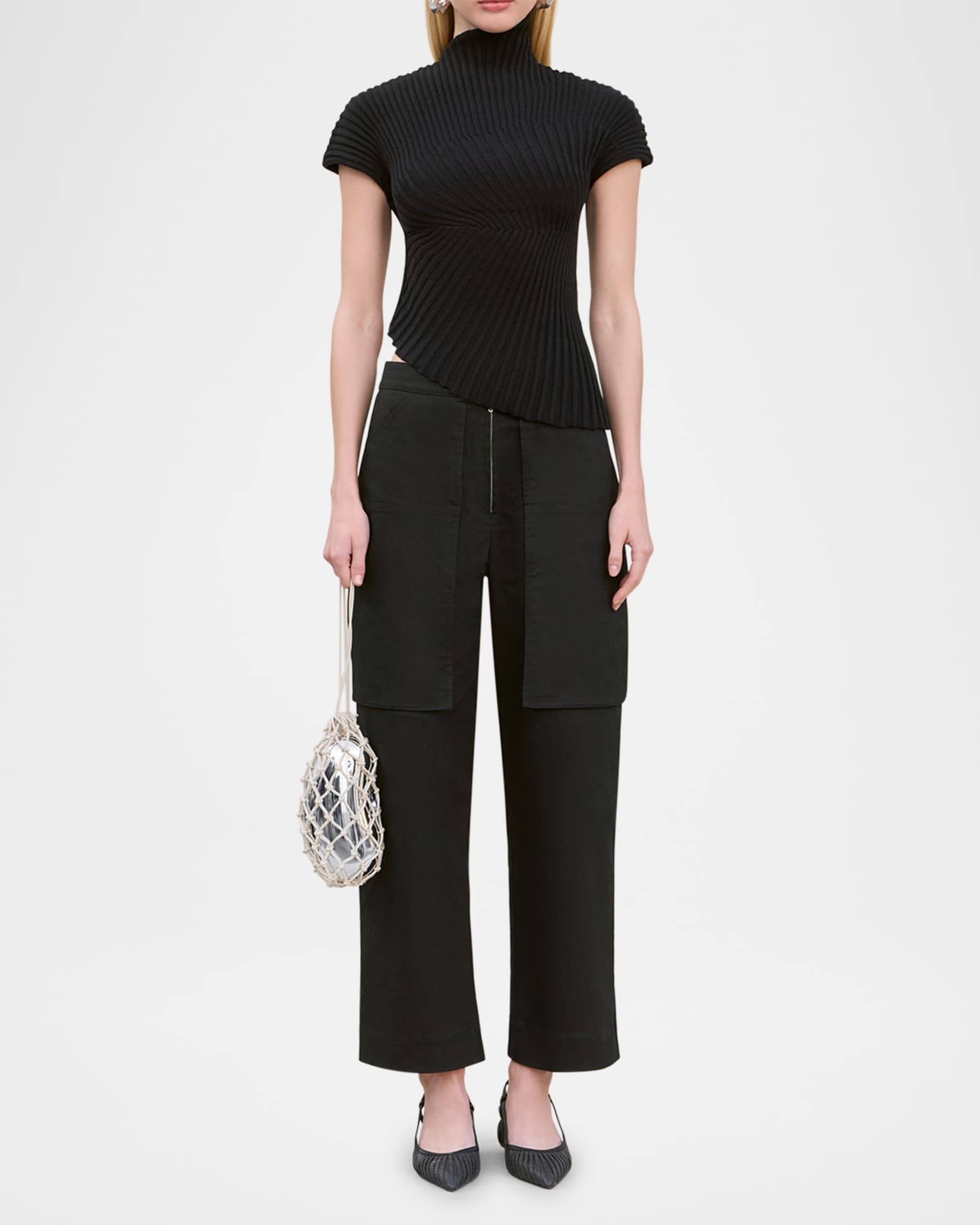 Annemie Asymmetrical Knit Top 1