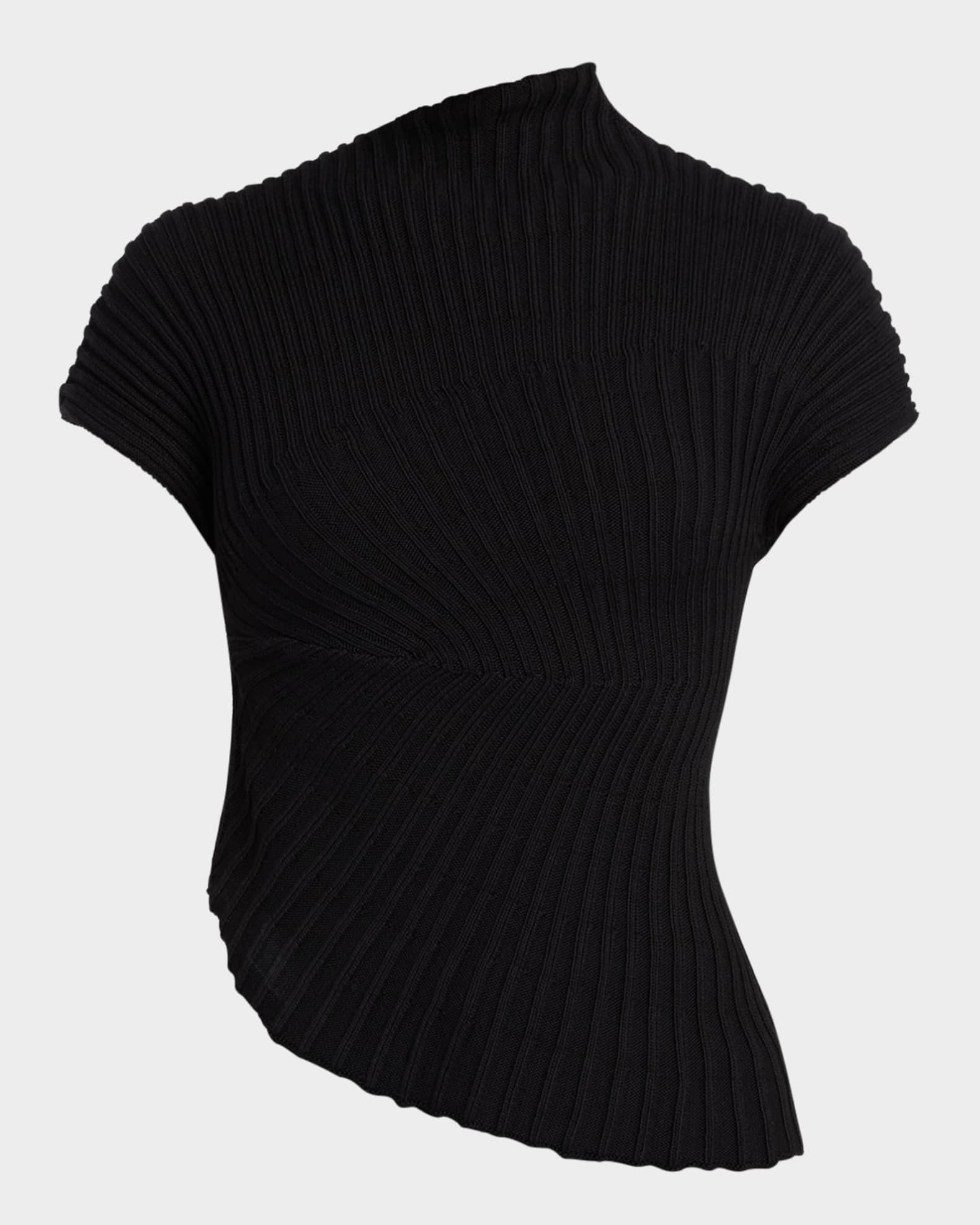 Annemie Asymmetrical Knit Top 0