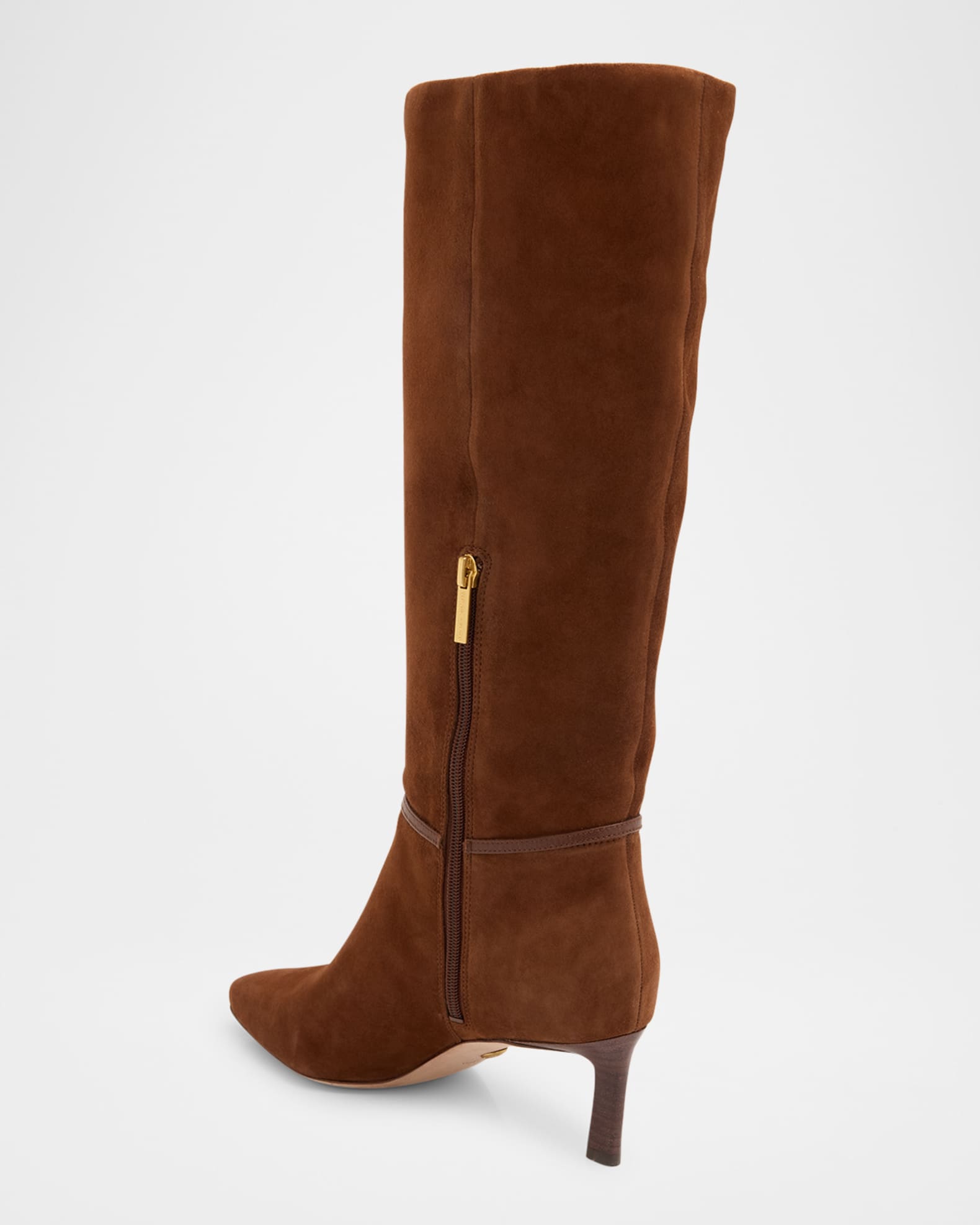 Veronica Beard Kenzie Suede Harness Knee Boots Neiman Marcus