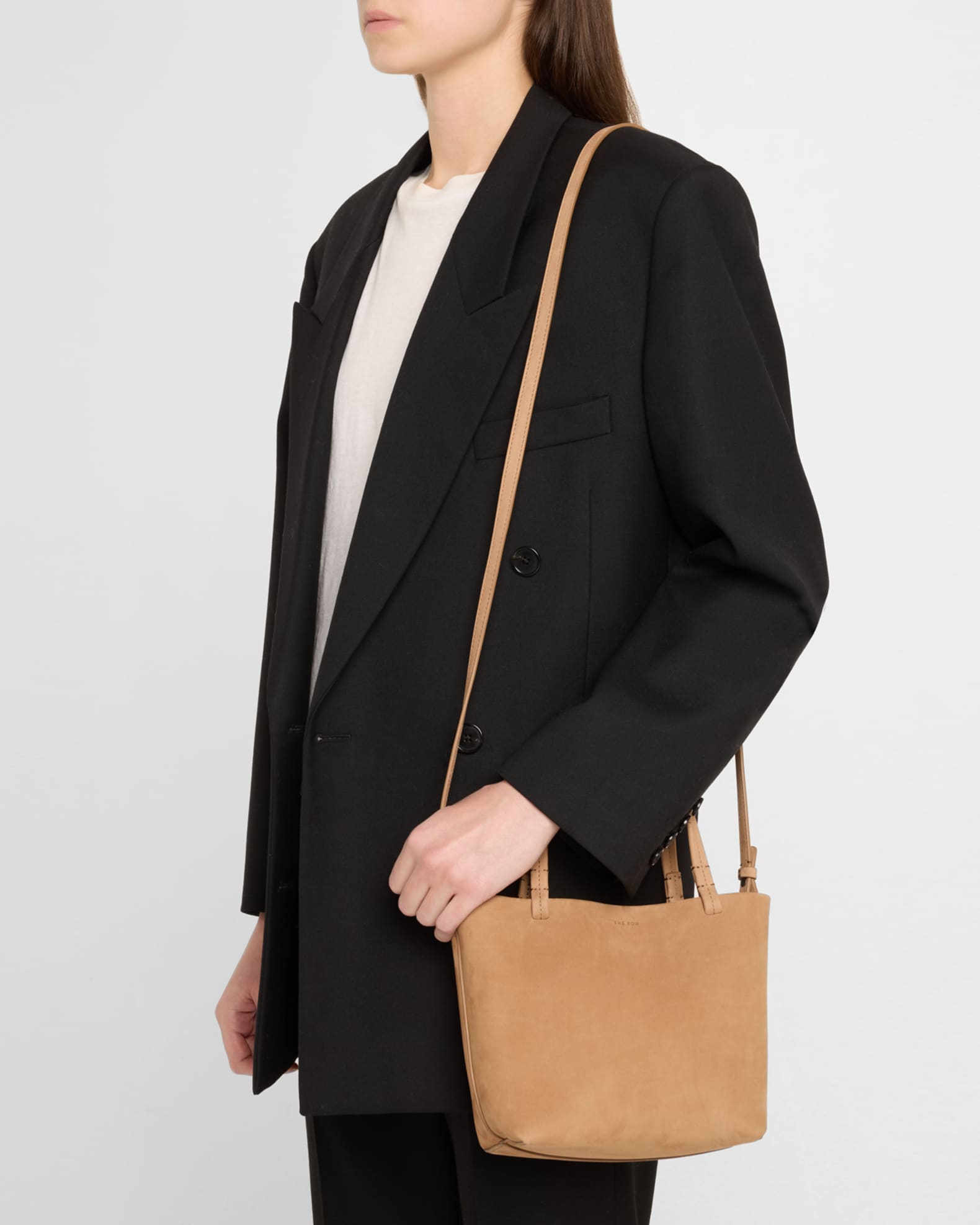 トートバッグ [The Row] Small To Go Tote Bag in Nubuck THE ROW | Small To Go Leather Tote Bag | Women | Lane Crawford