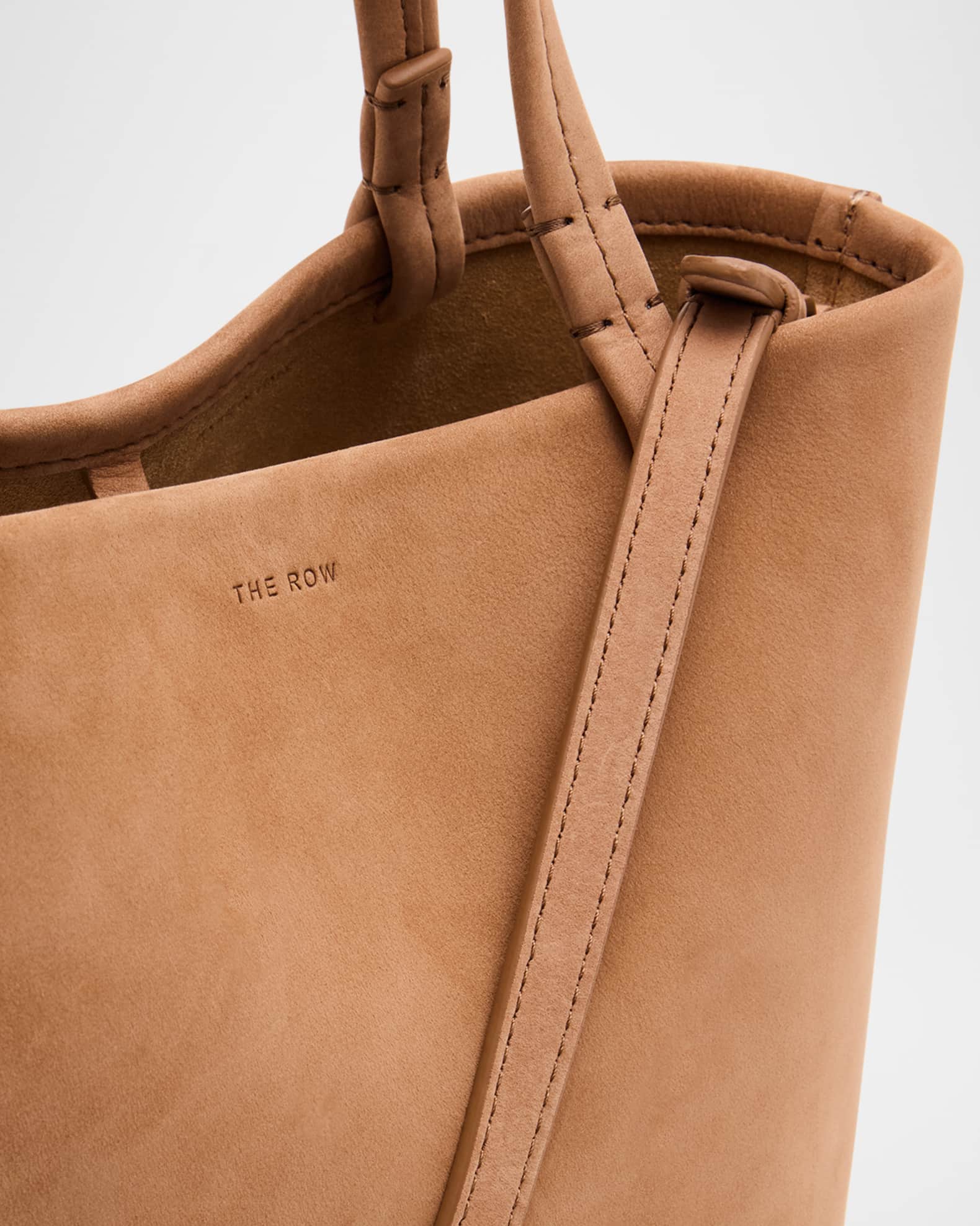 上質 ★ THE ROW Park tote small brown nubuck bag The Row | Park tote small brown nubuck bag | Savannahs