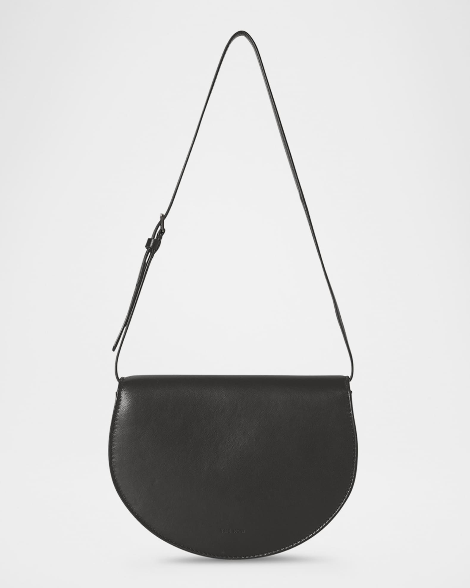 THE ROW Canteen Saddle Shoulder Bag in Napa Leather Neiman Marcus