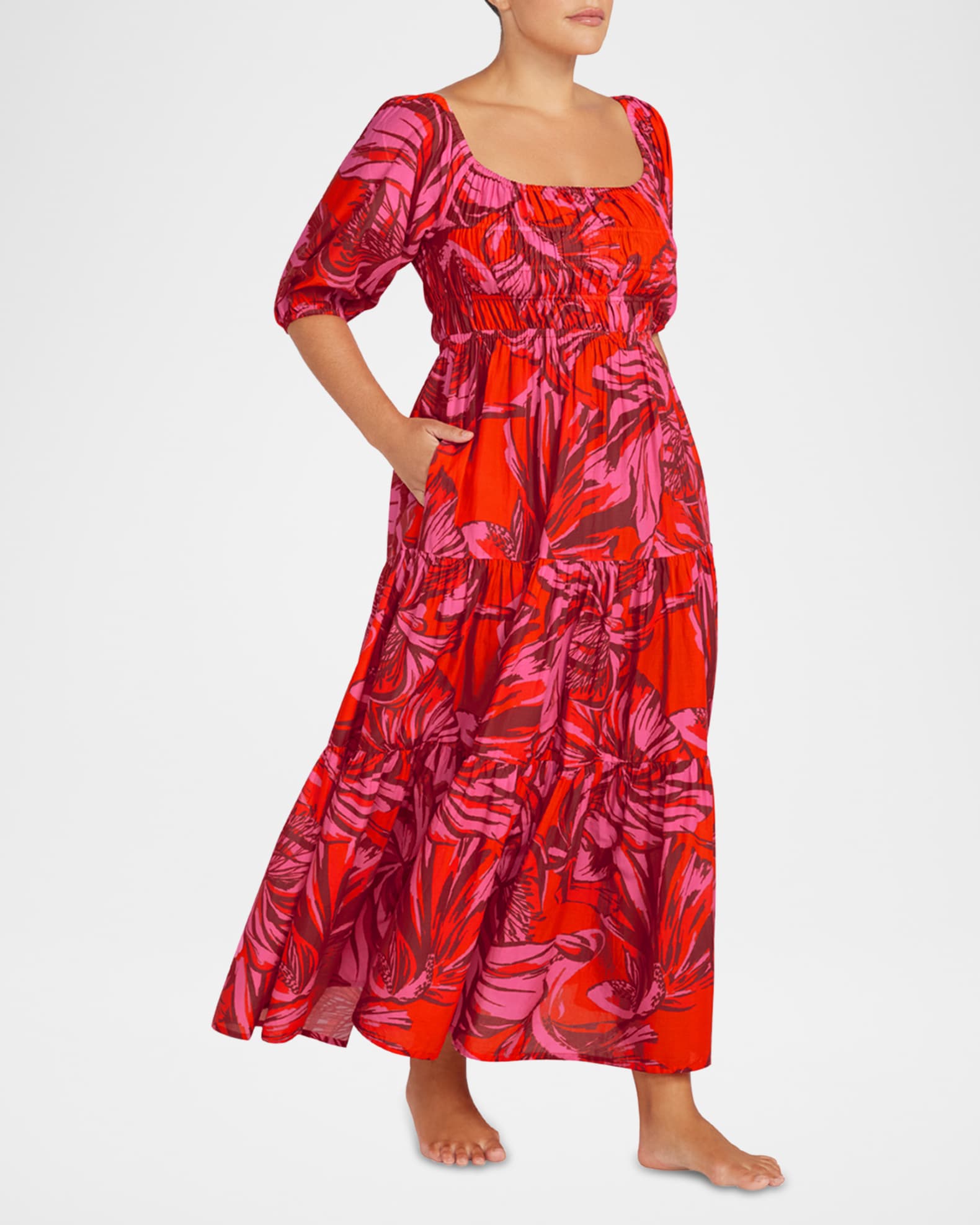 Artesands Plus Size Les Fauves Handel Maxi Dress Women s 8W 10W Plus Size Extended Sizes Plus Size Dresses