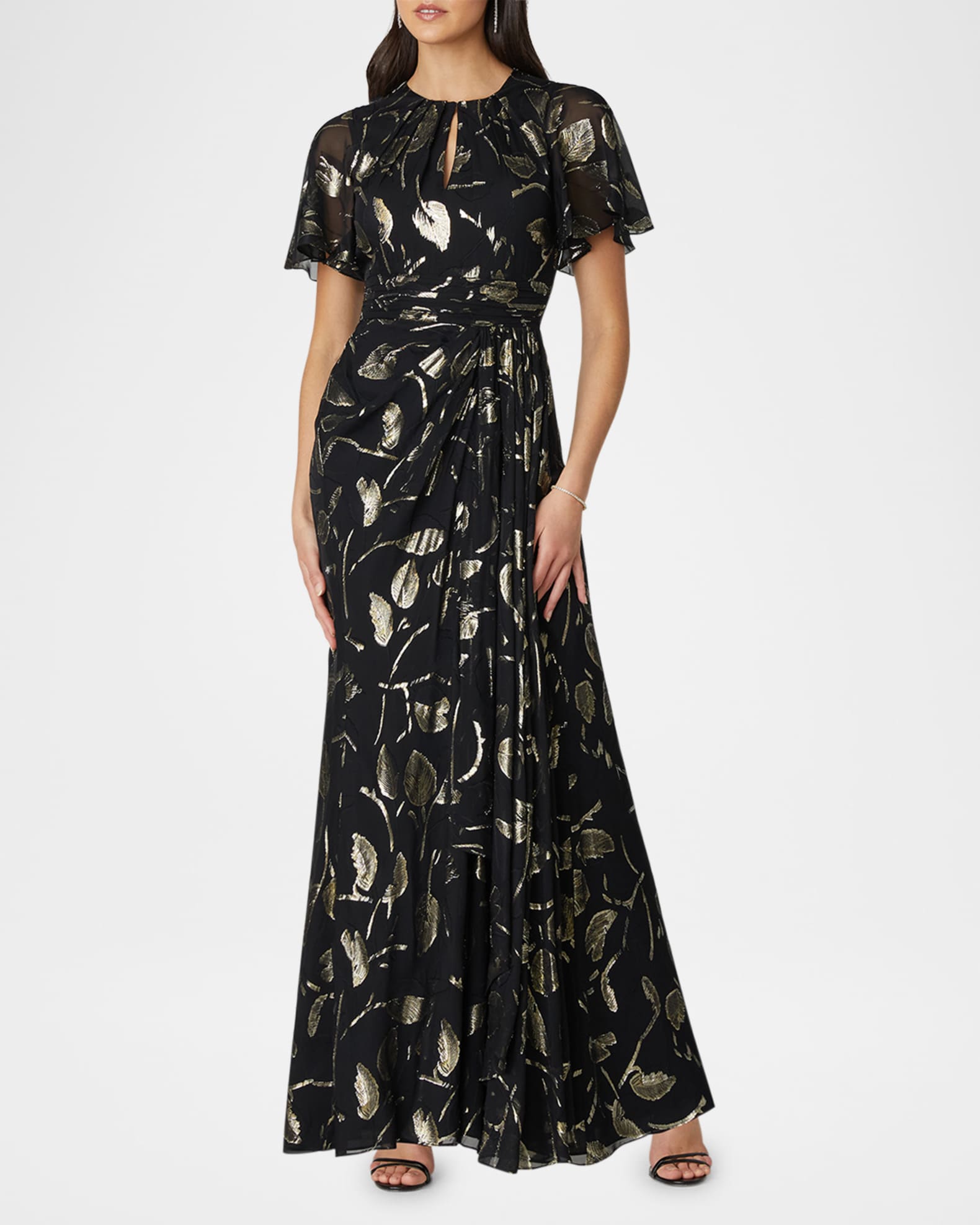 Shoshanna joalyn metallic dress outlet