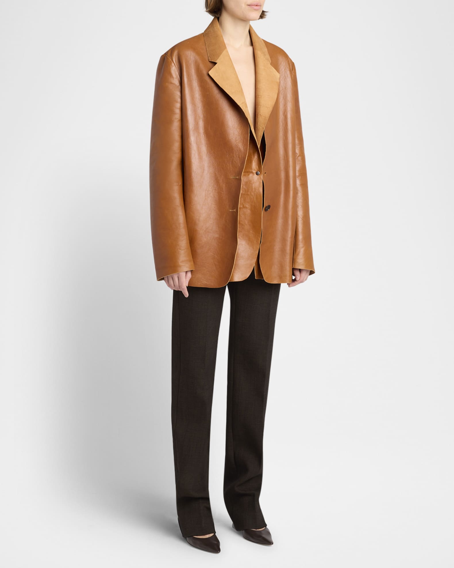 The row leather coat 2025
