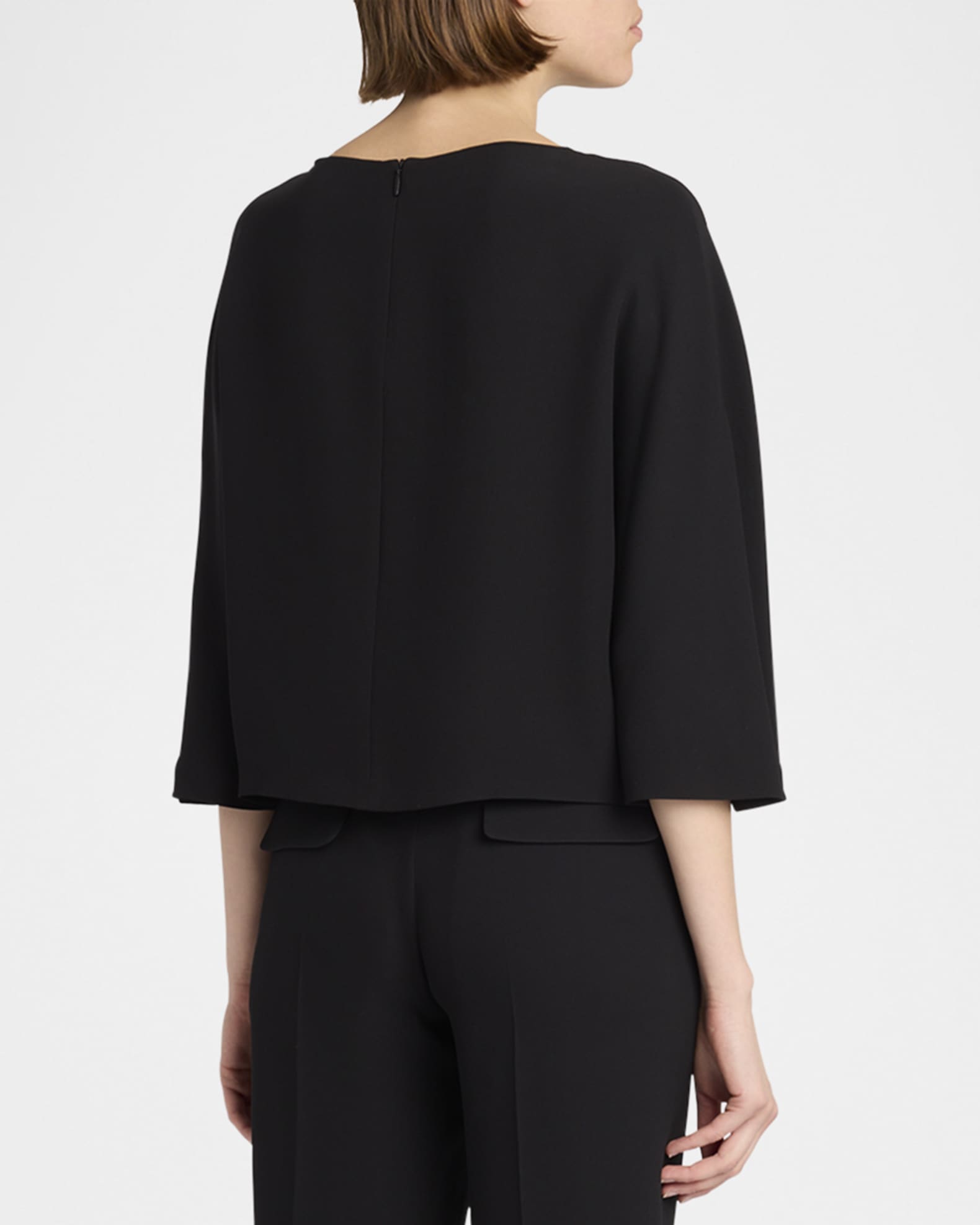 ずっと気になってた Silk Sleeve Three-Quarter Faurelle ROW THE Top Marcus Neiman | トップス