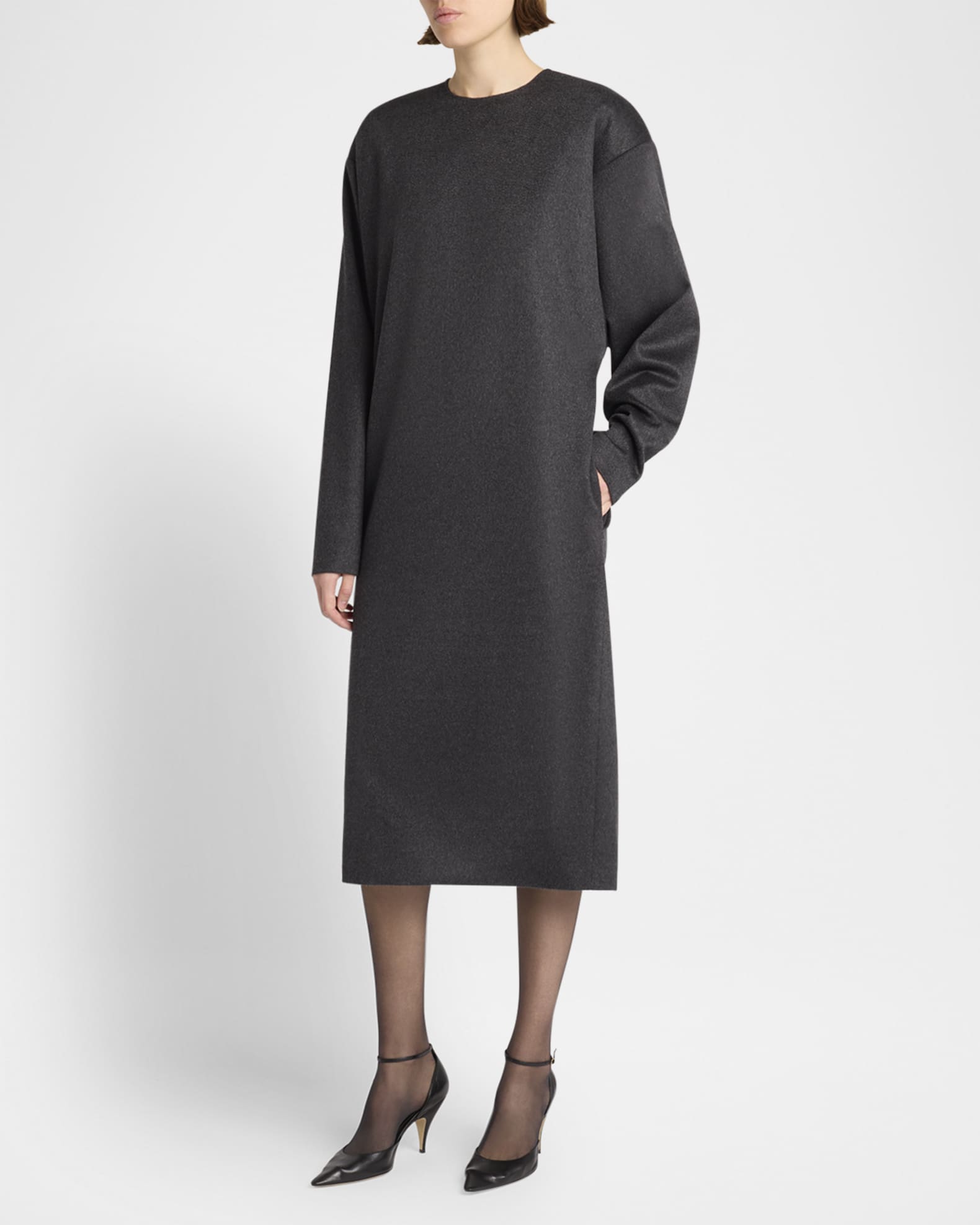 Neiman marcus cashmere dress top